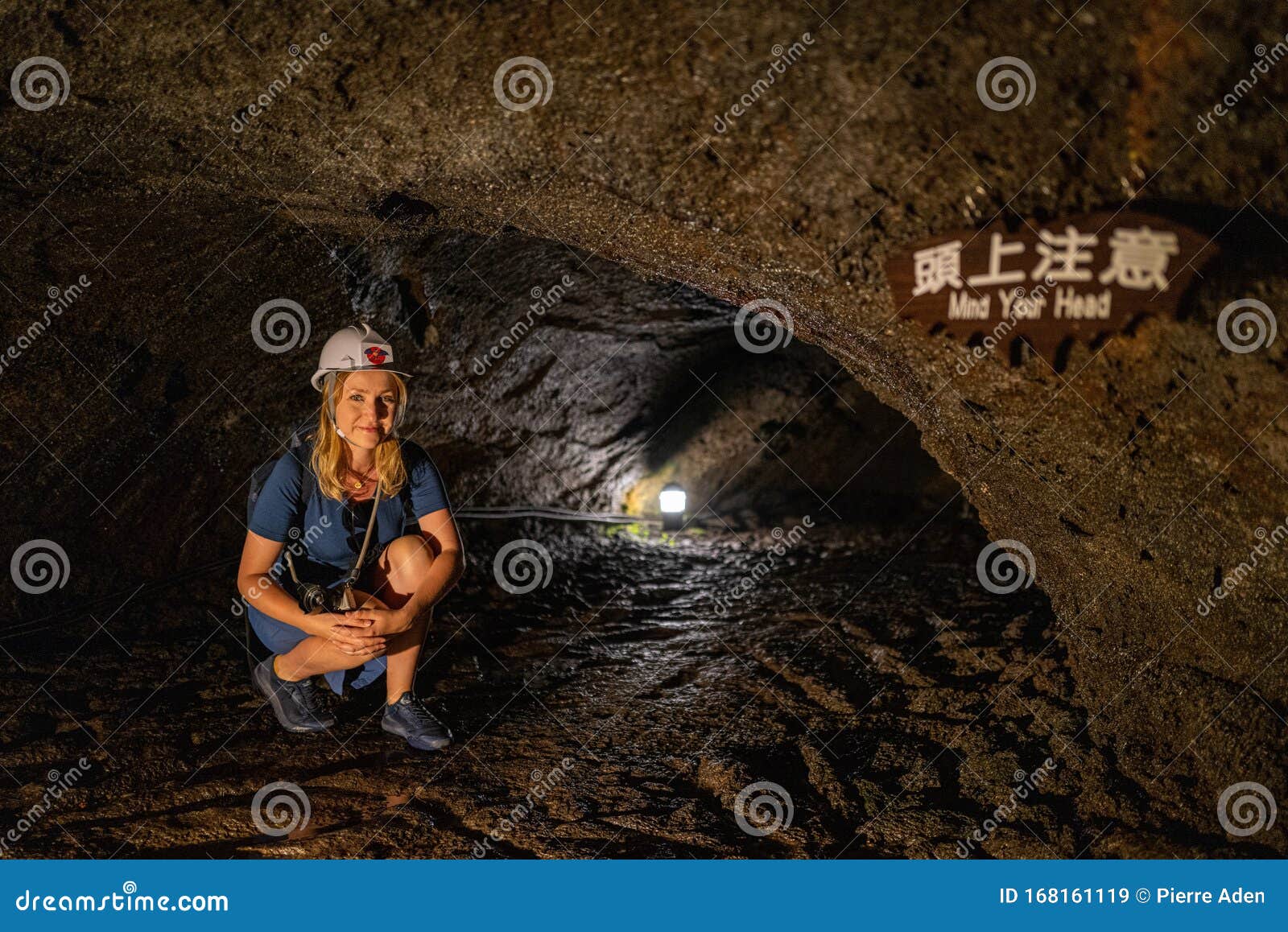 The Kawaguchiko Bat Cave in Japan Stock Image Image of mountain