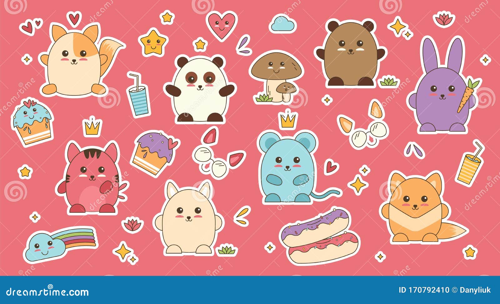 Sweets Stickers for Sale  Cute easy drawings, Cute doodles, Kawaii drawings