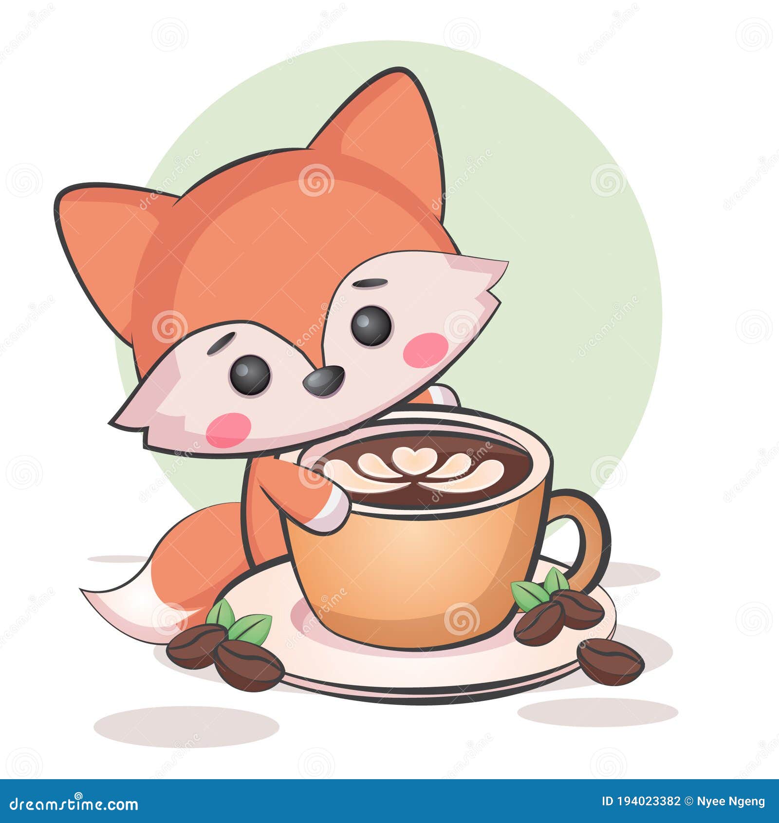https://thumbs.dreamstime.com/z/kawaii-coffee-fox-cute-animal-drawing-poster-merchandising-premium-vector-character-baby-shower-kids-194023382.jpg