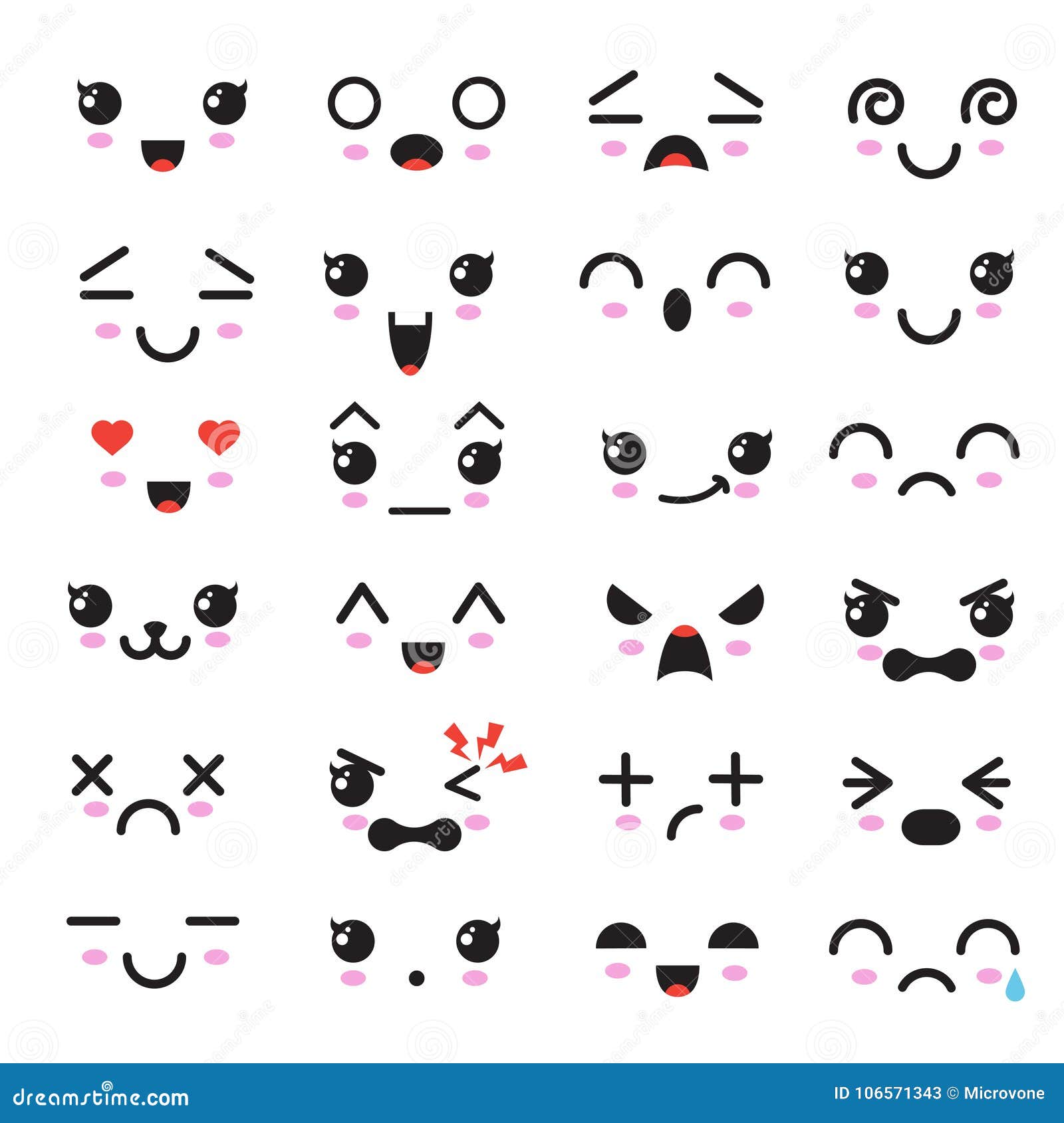 Kavaii Anime Emoticon Drawing Illustration Anime Face s text manga png   PNGEgg