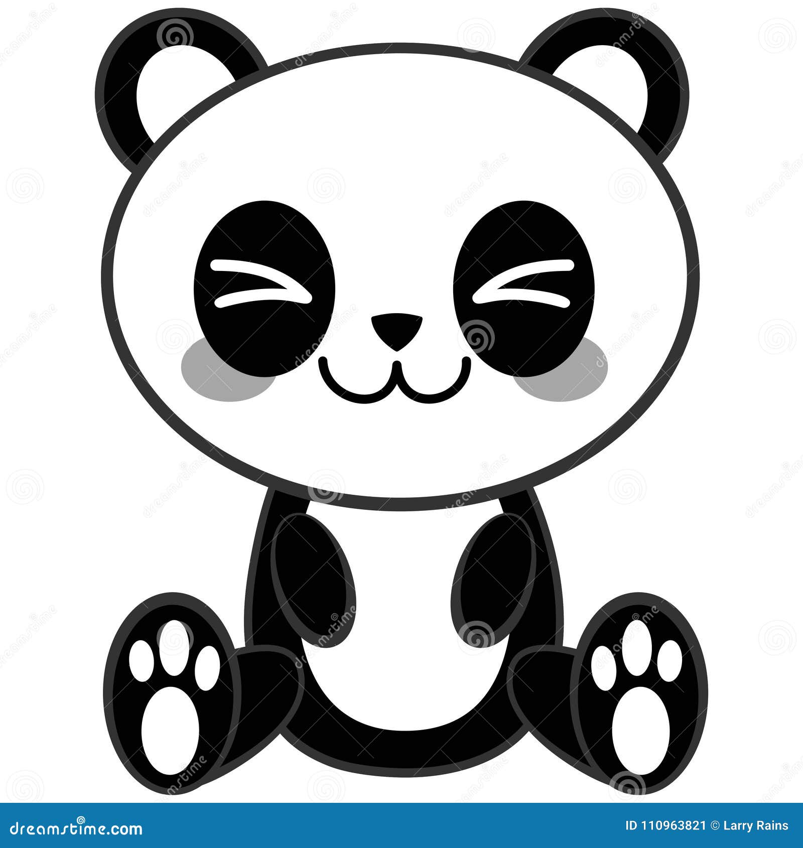 Cute panda, Kawaii panda, Panda art