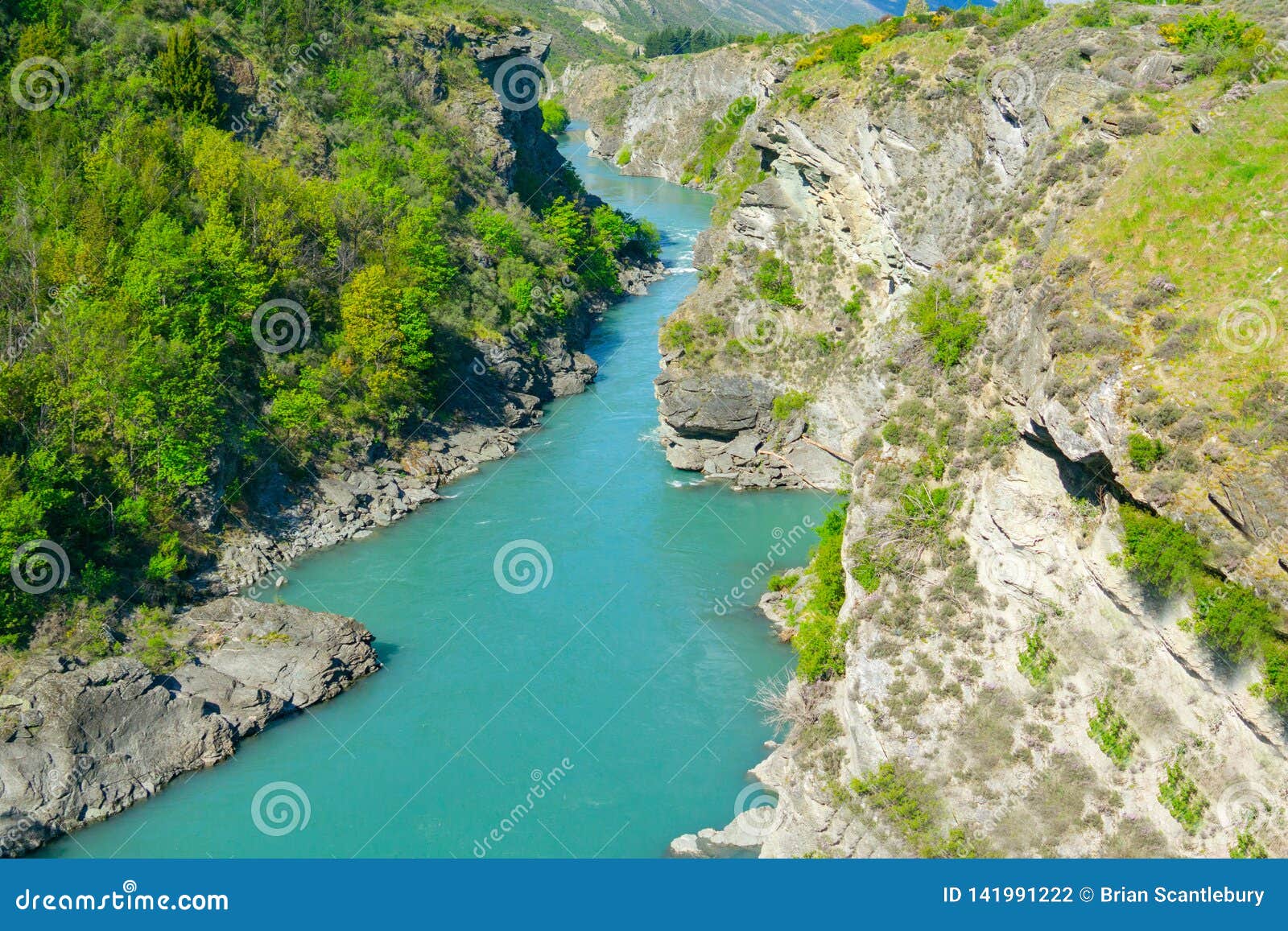 Kawarau River Otago New Zealand Stock Photo - Image of nature, travel ...