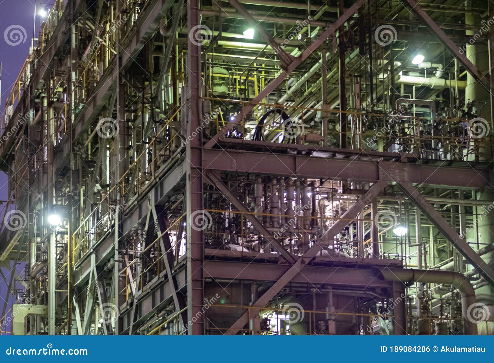 Kawasaki Factory at Night, Japan Editorial Photo - Image of factory, chemical: