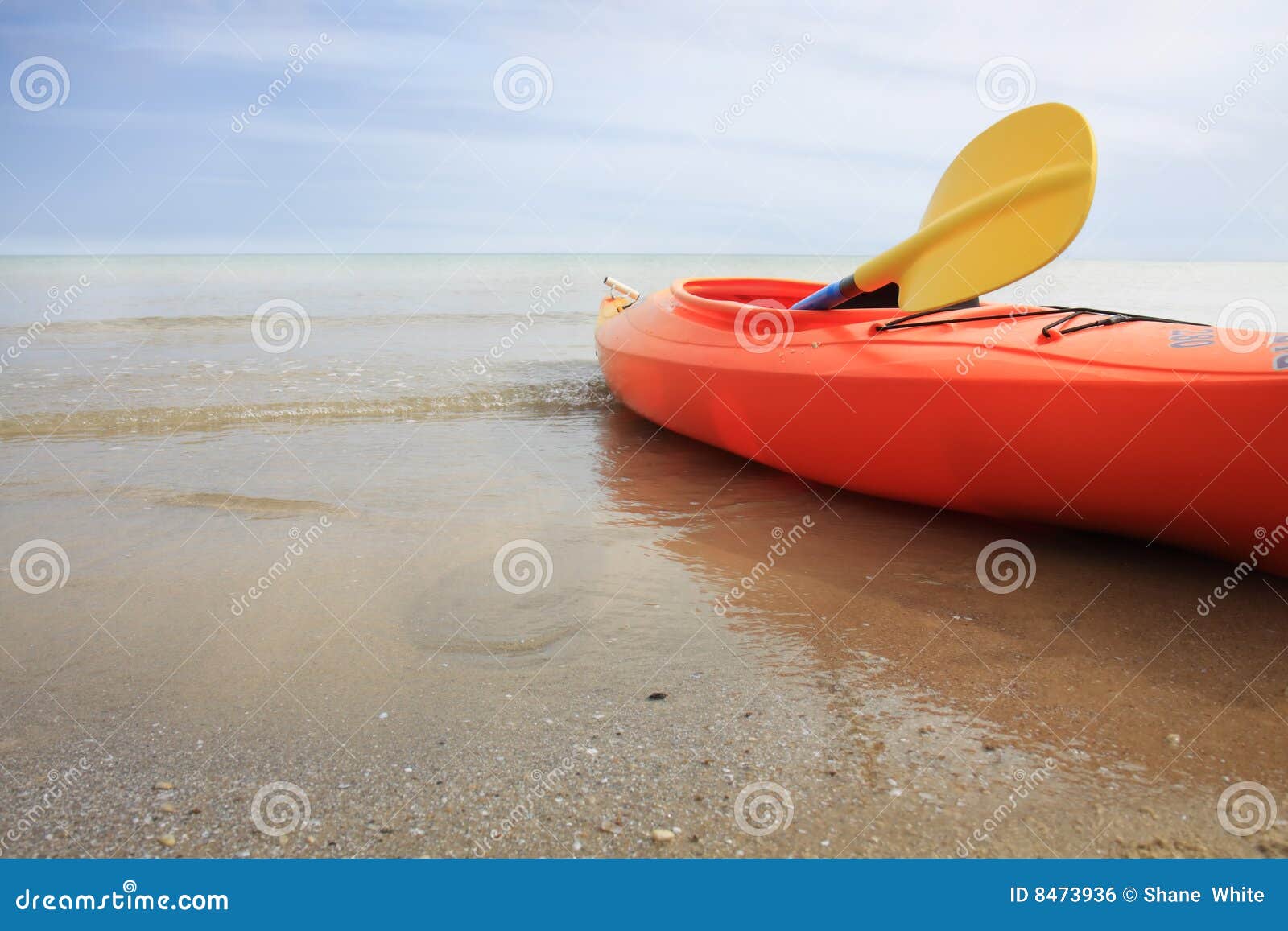 Kayak stock photo. Image of colorful, copyspace, sand - 8473936