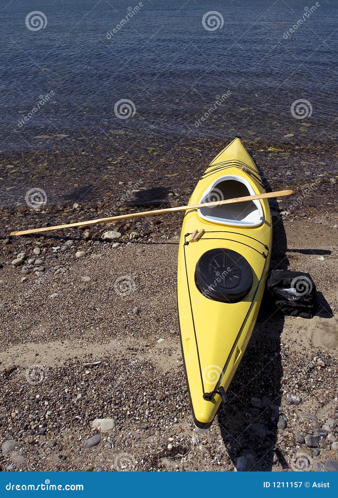 Kayak on beach stock image. Image of kayak, sailing, shoreline 1211157