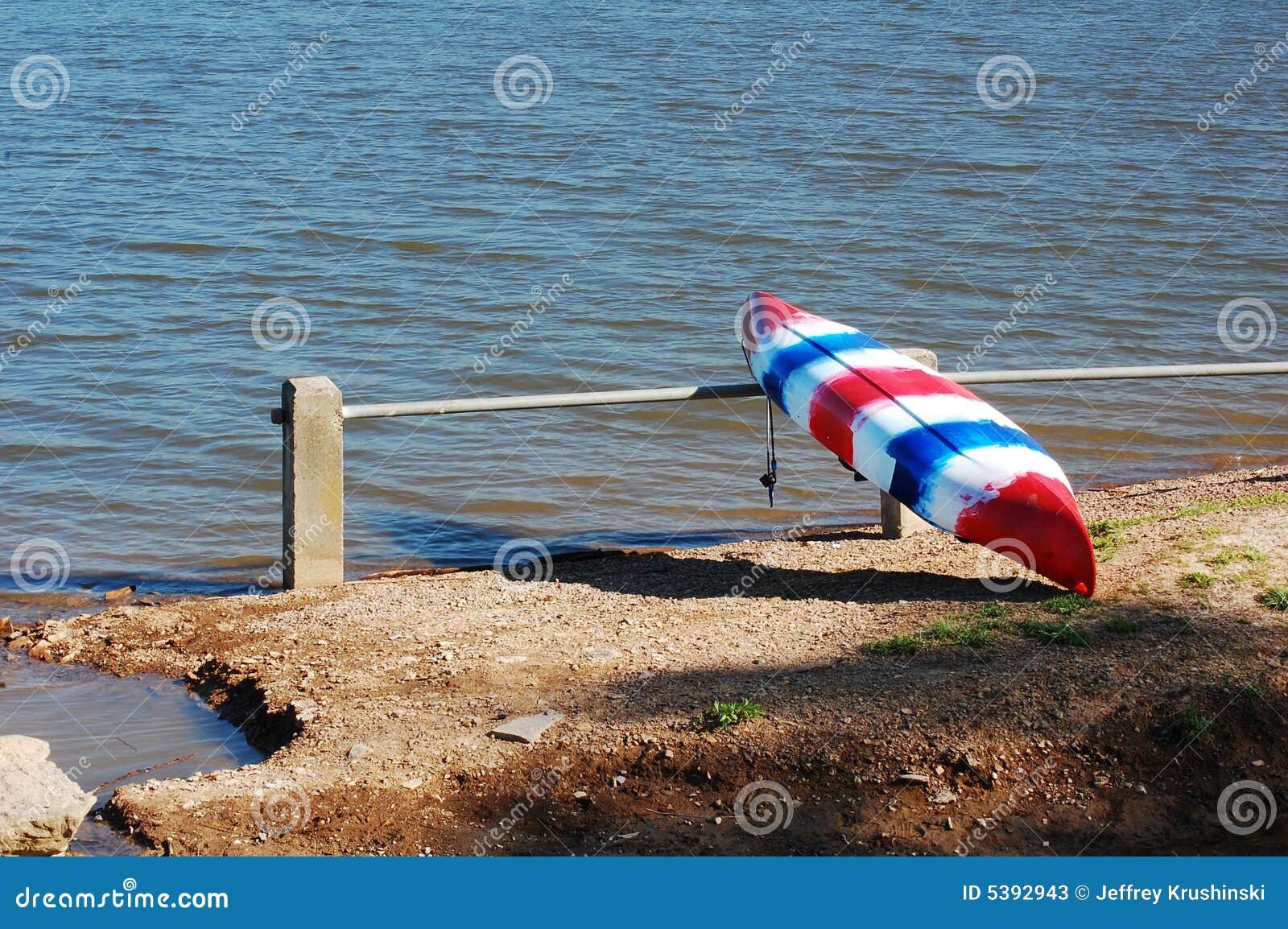Kayak In Dry Dock Picture. Image 5392943