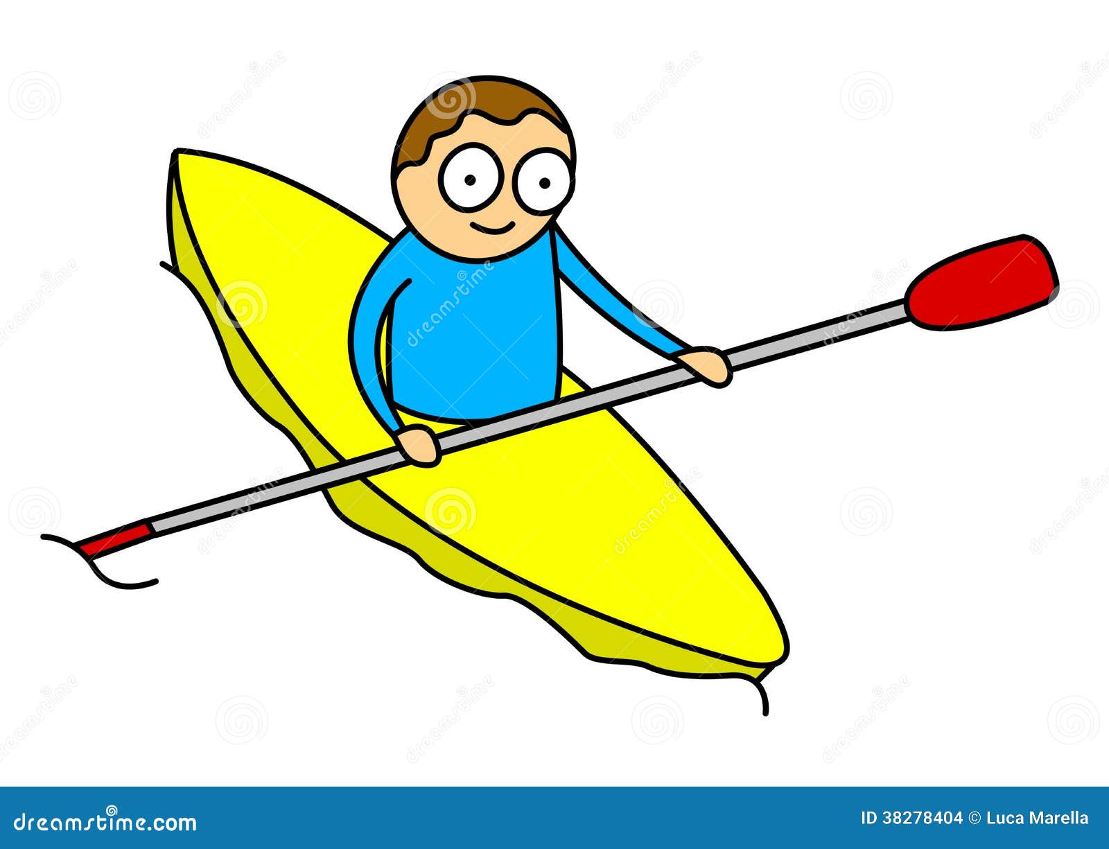 kayak cartoon clipart - photo #41