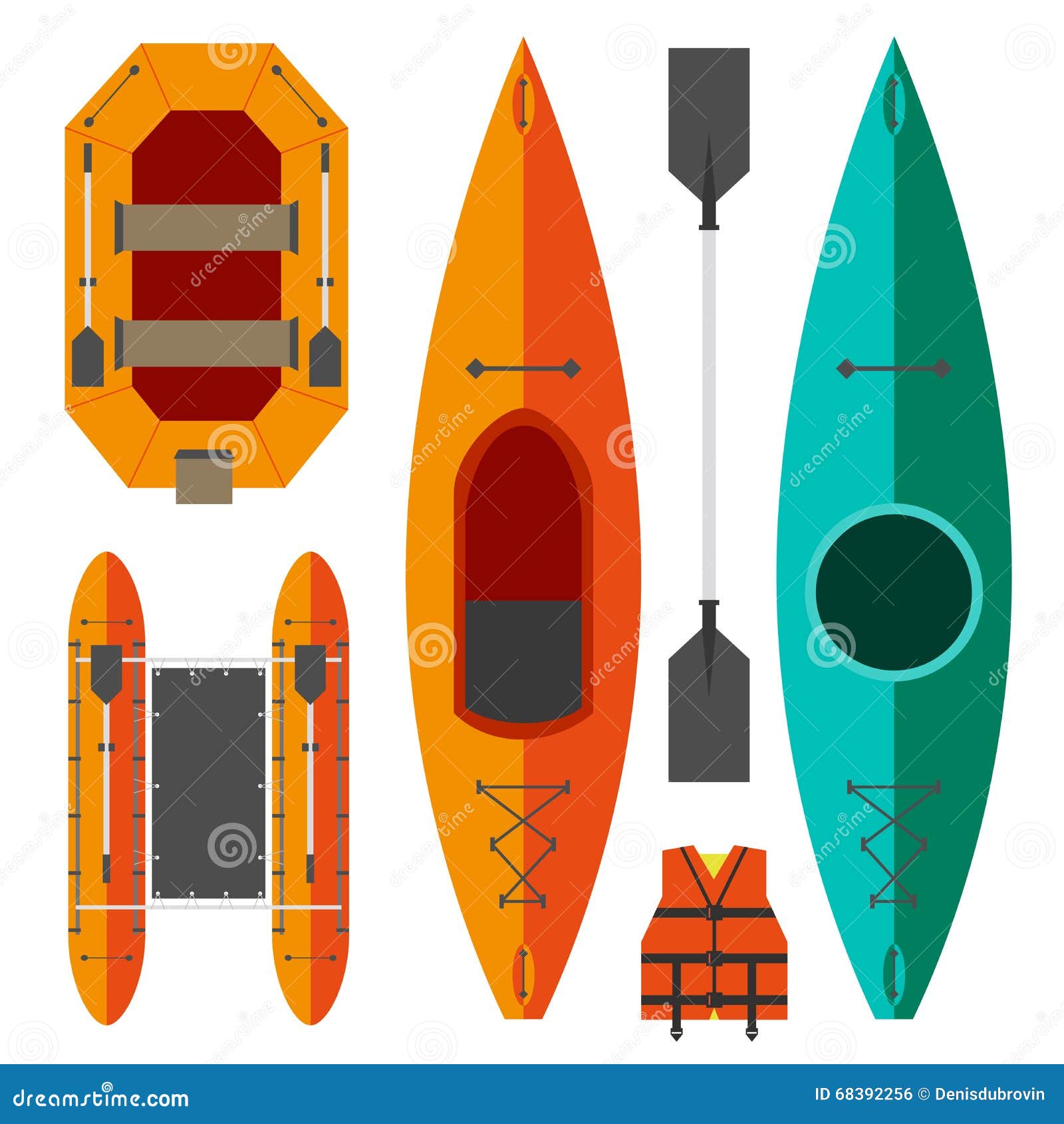 kayak and raft boats