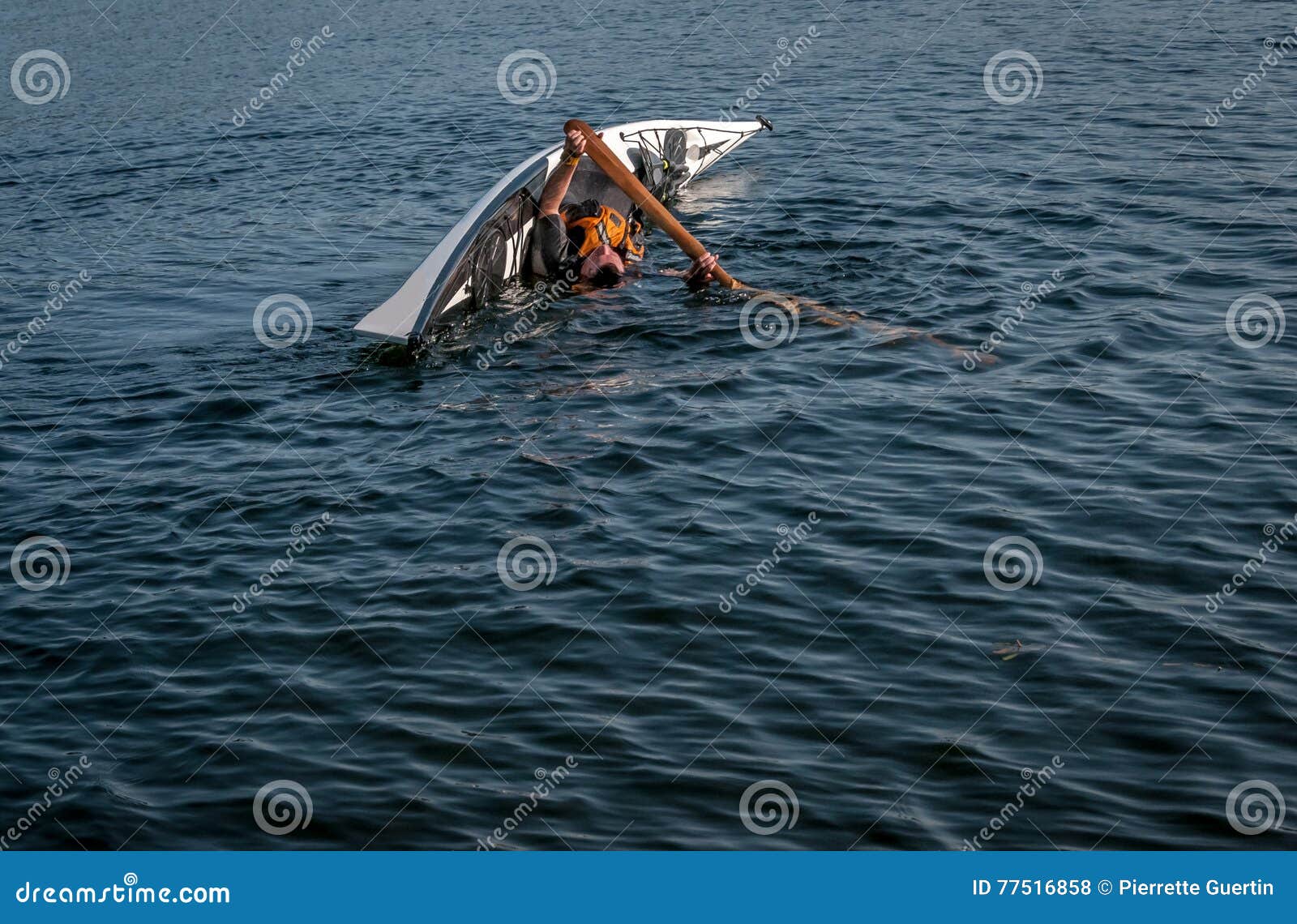 Kayak rolling technique 7 stock photo. Image of active 77516858