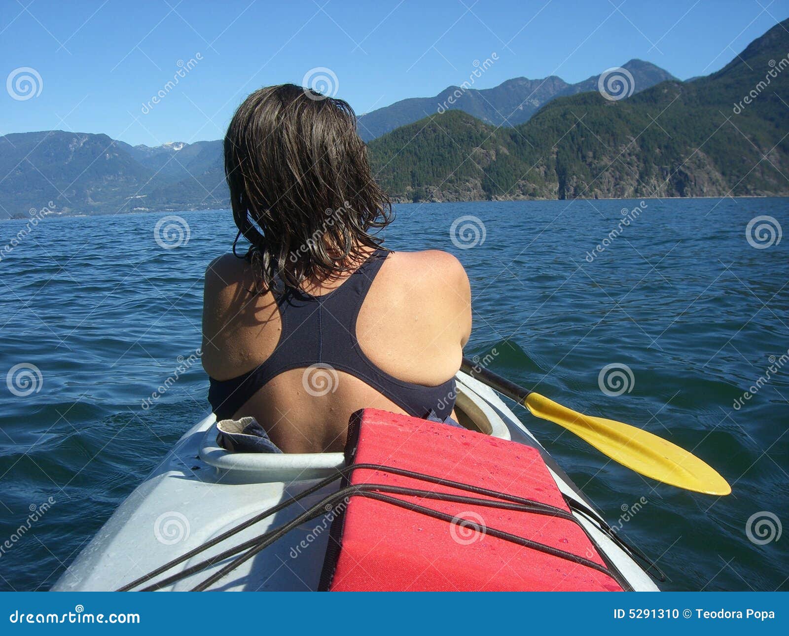 Kayaking stock photo. Image of kayaking, howe, relax, kayak 5291310