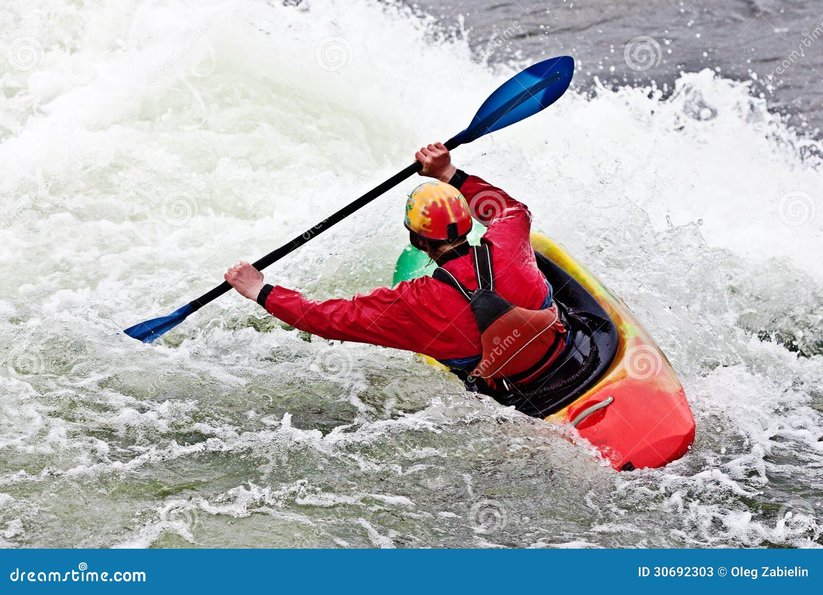 Kayaking stock image. Image of activity, rough, extreme 30692303