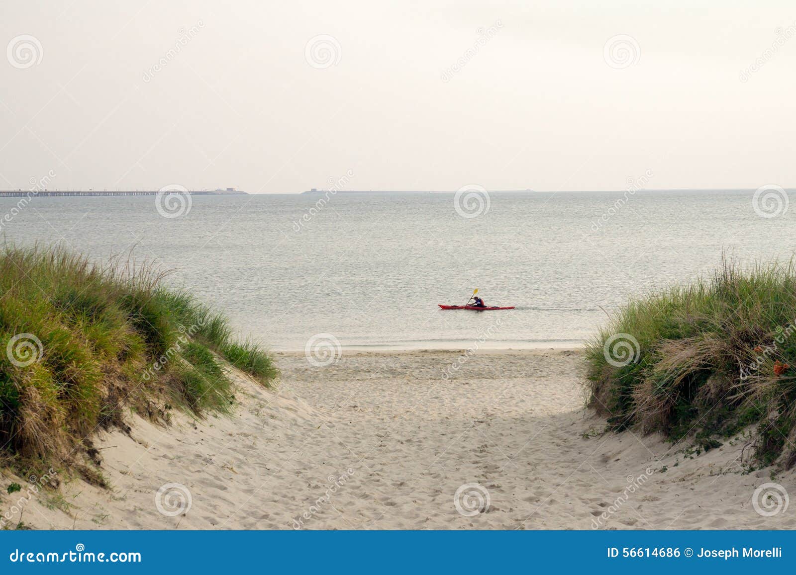 kayaking on the chesapeake bay stock photo - image of