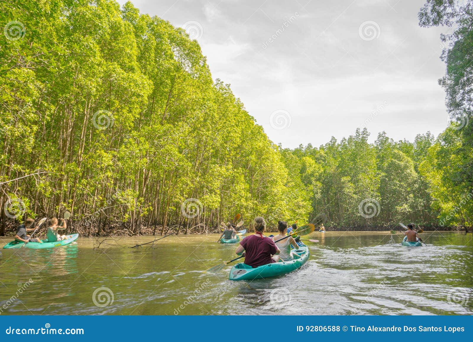 Kayaking in krabi 4 editorial stock photo. Image of boats 92806588