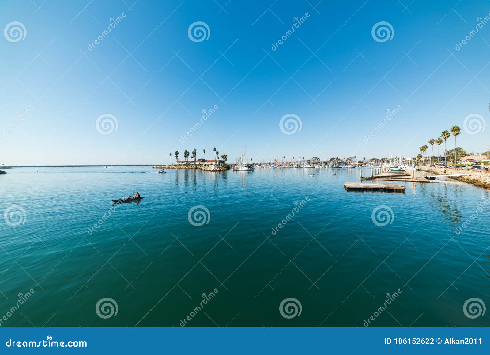 Kayaking in Oceanside Shore Stock Photo Image of fisherman, fish