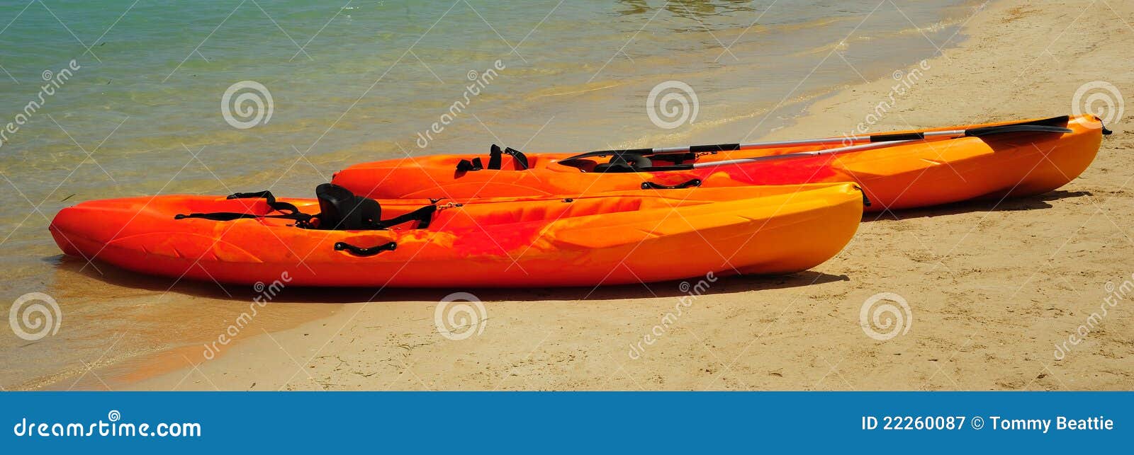 Kayaks on the Beach stock image. Image of coast, equipment - 22260087