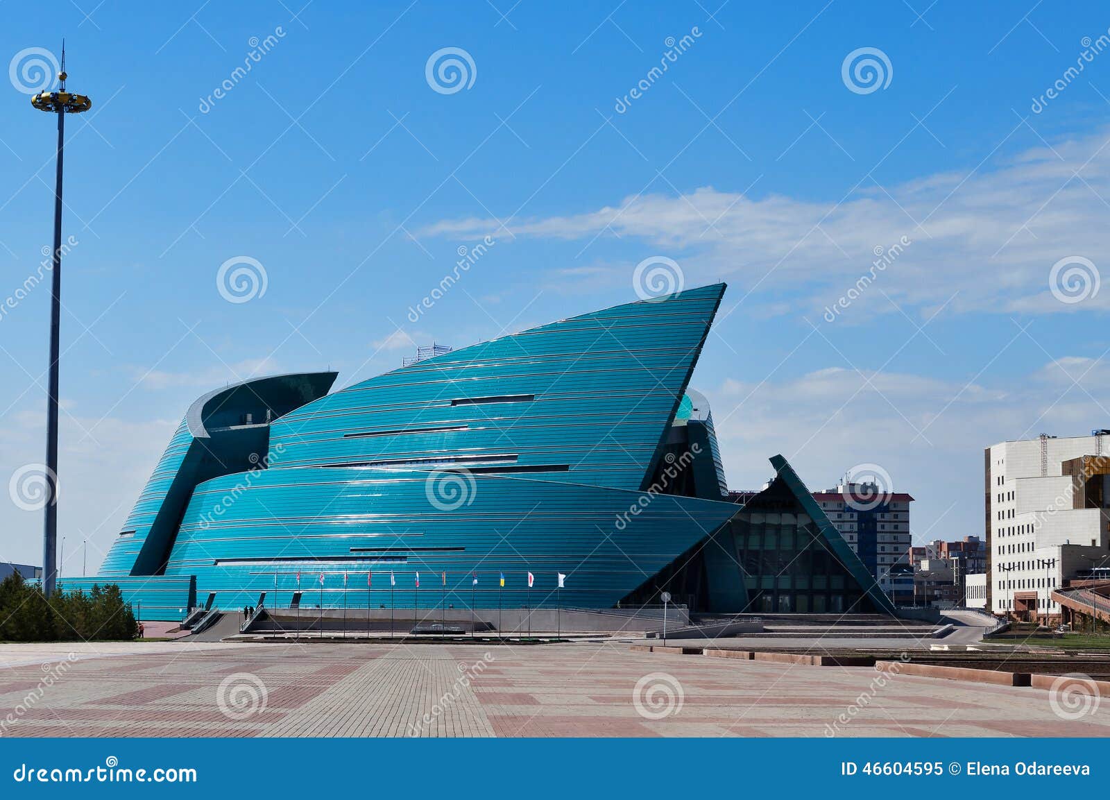 Kazakhstan Central Concert Hall in Astana Editorial Image - Image of