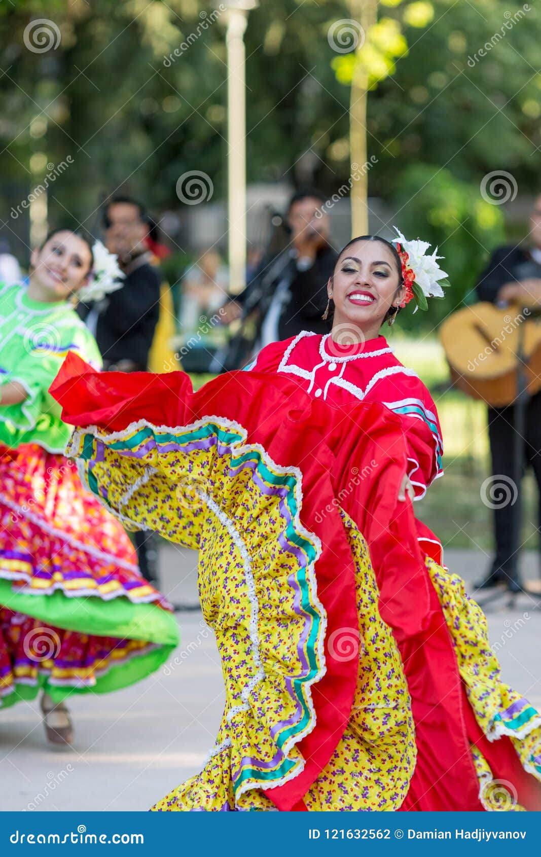 Proud and Happy Mexican Female Dancer Editorial Photography - Image of ...