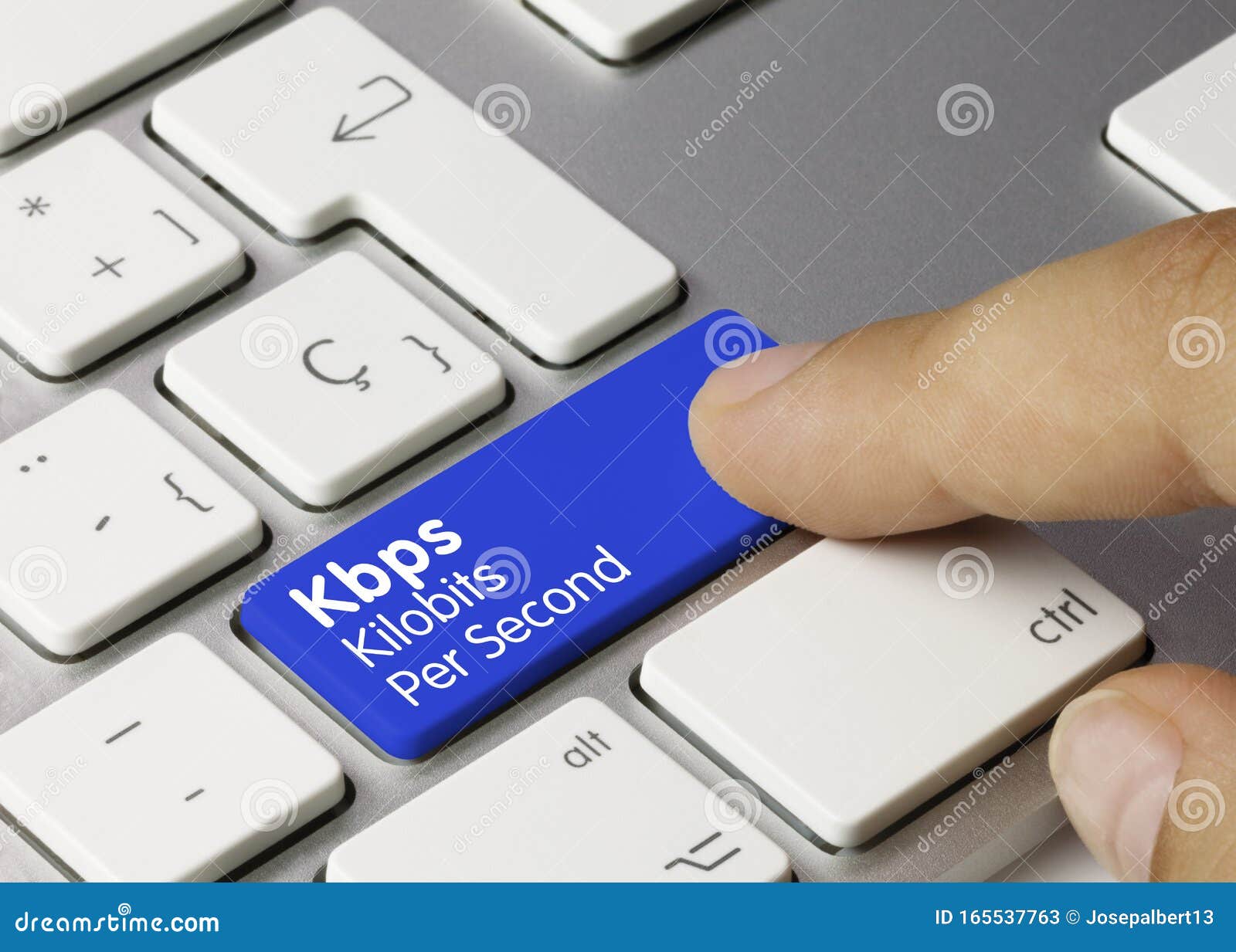 Kbps Kilobits Per Second - Inscription on Blue Keyboard Key Stock Image -  Image of control, bits: 165537763