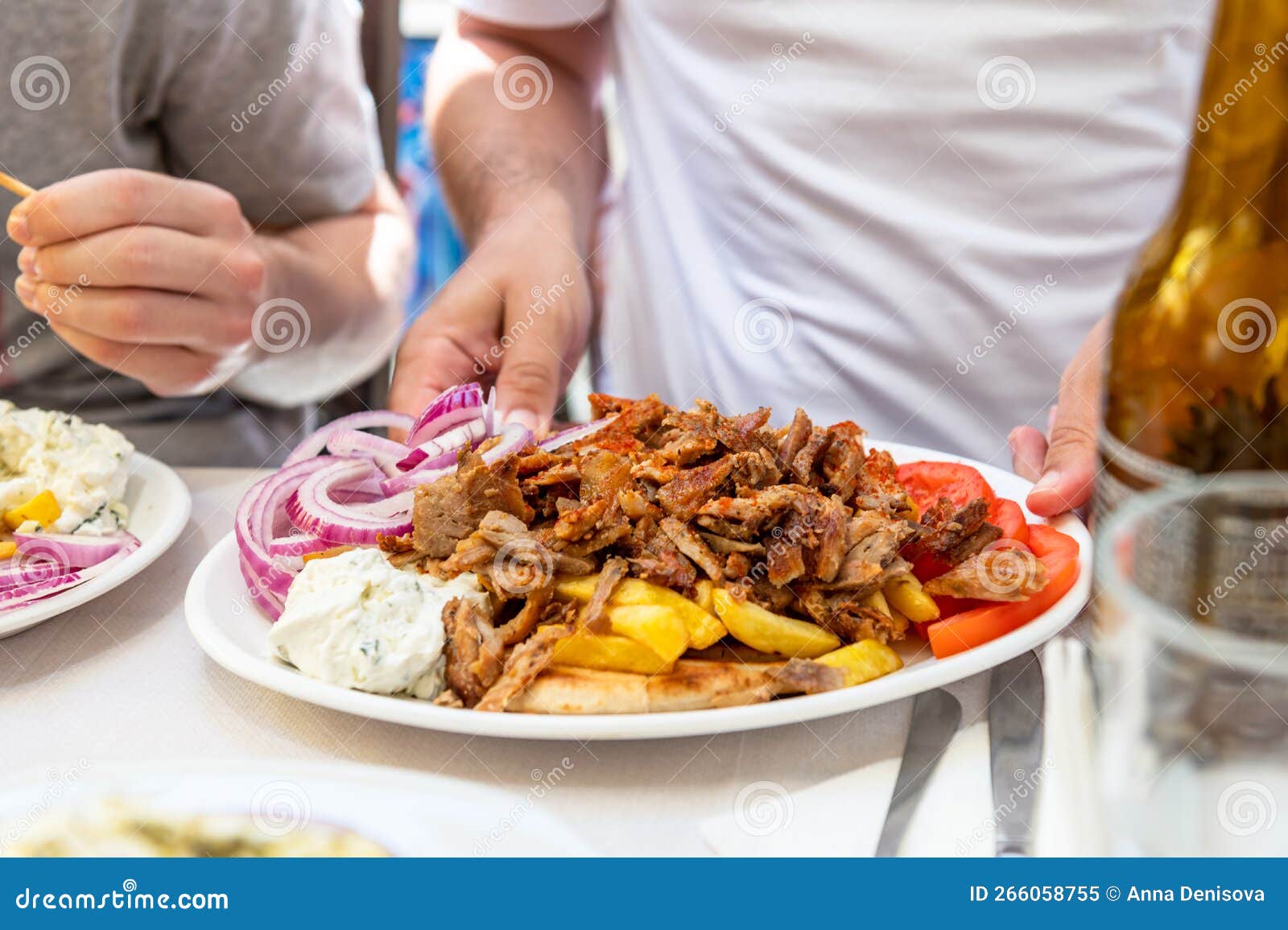 Kebab Souvlaki Grego delicioso