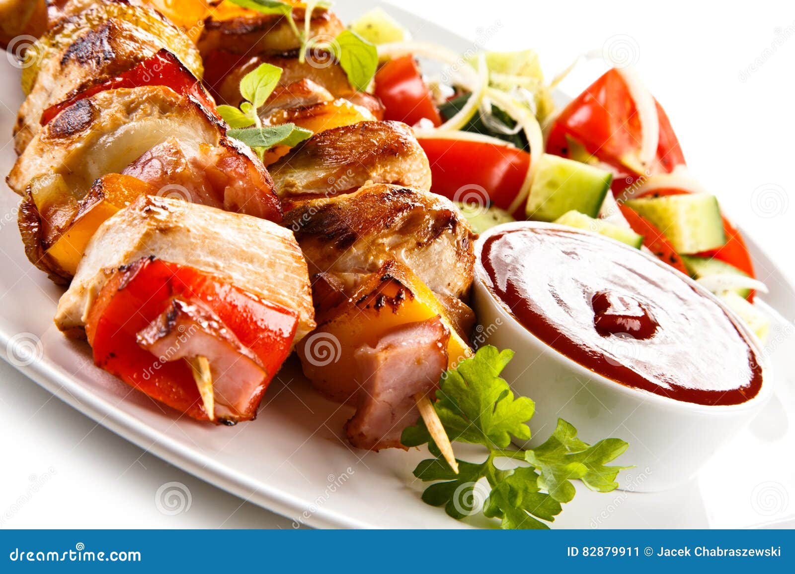 Kebab stock image. Image of antipasti, cooked, grilled 82879911