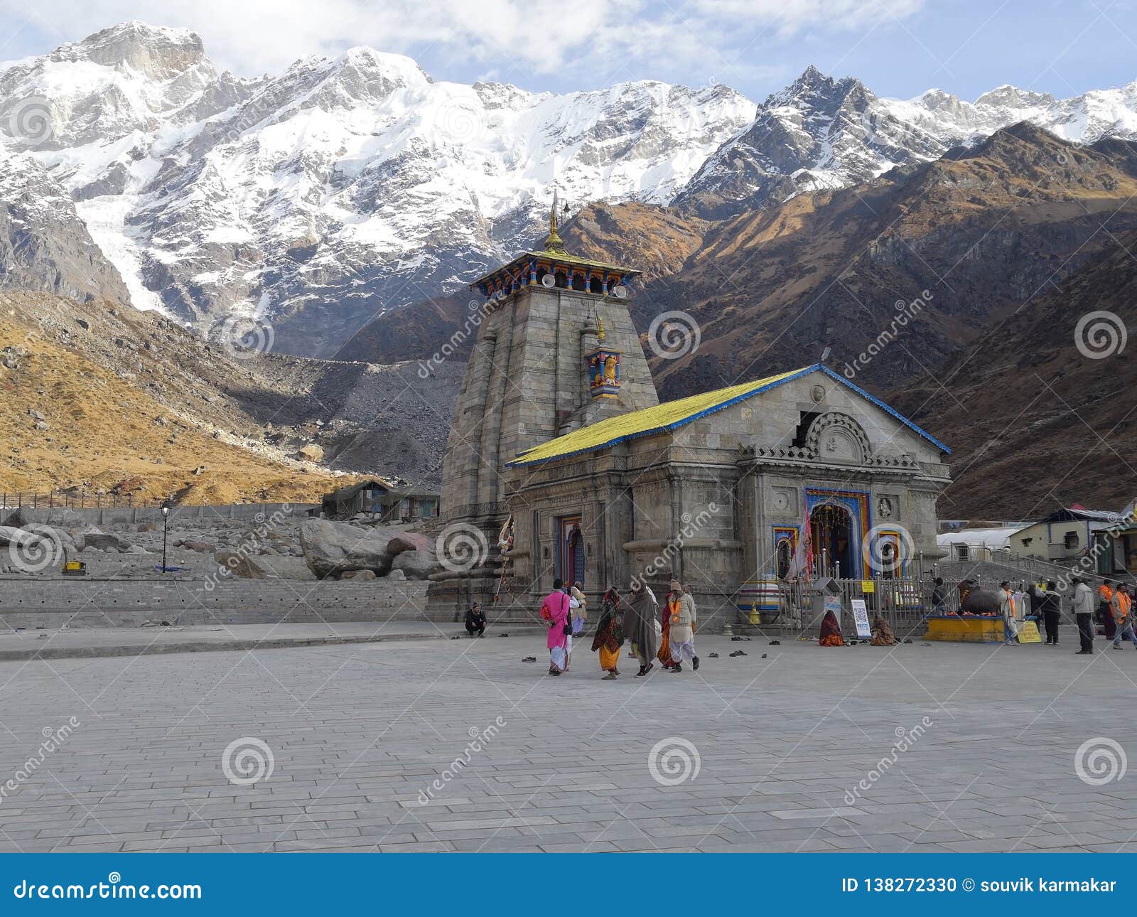 Kedarnath temple editorial image. Image of situated - 138272330