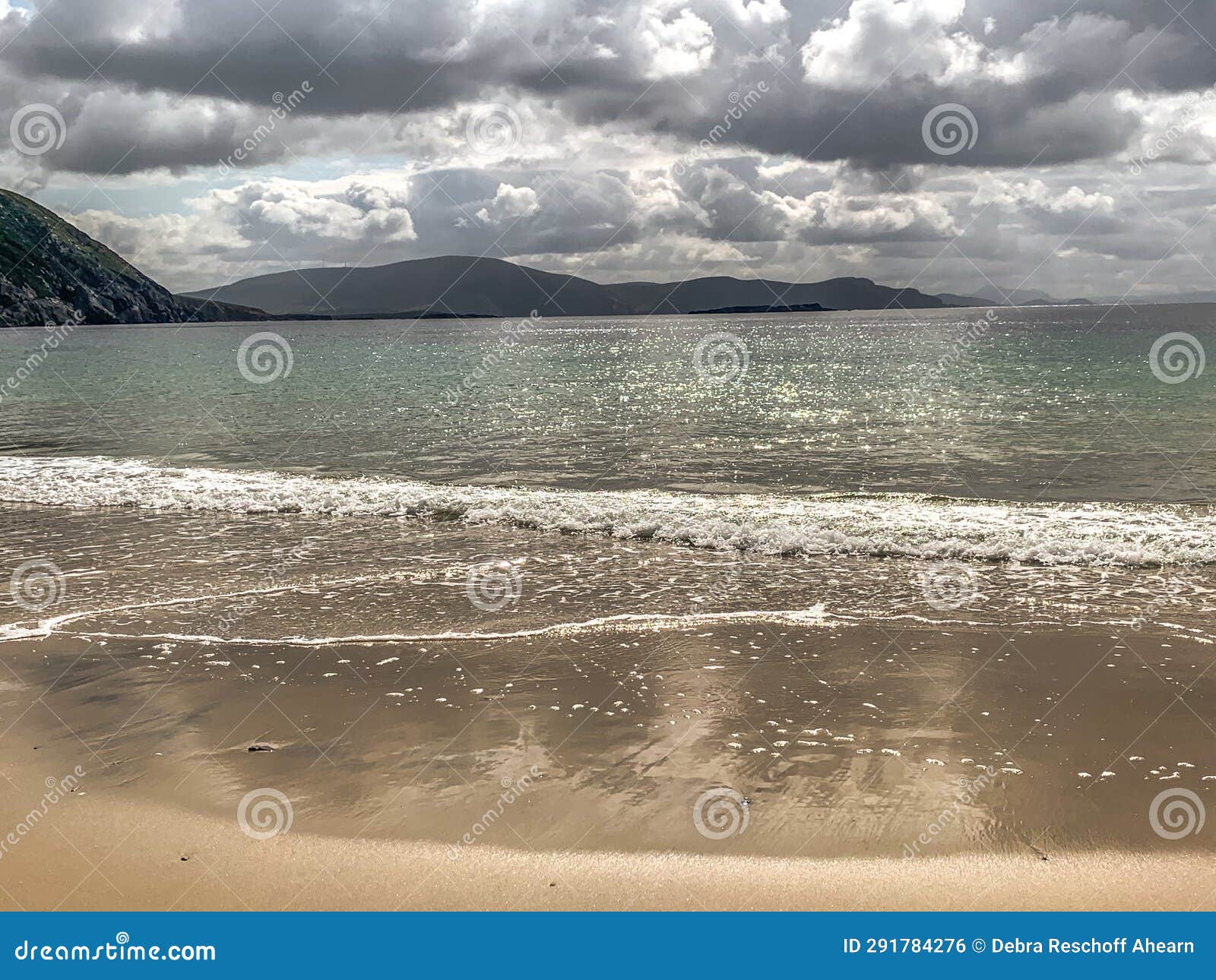 keem beach cove, achill island, ireland