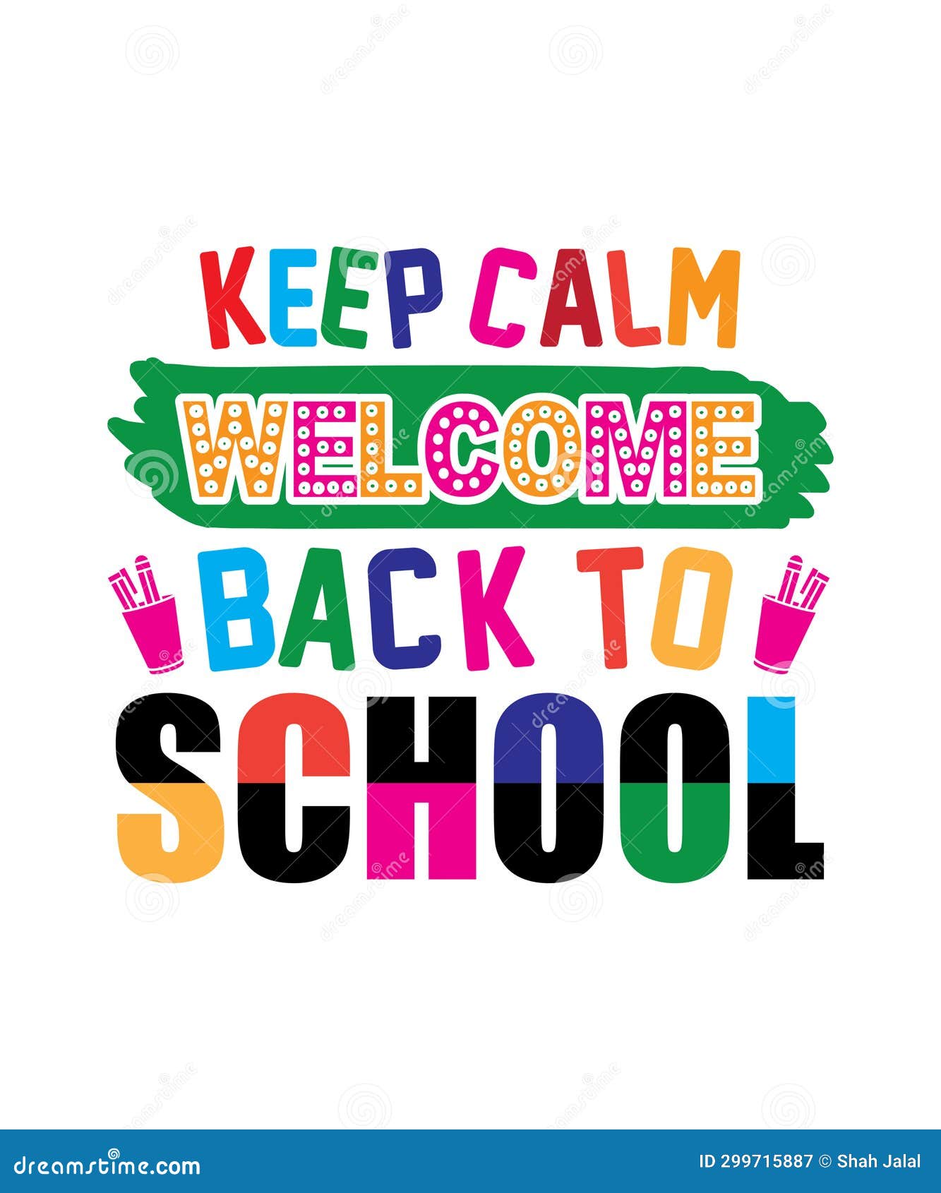 keep calm welcome back to school