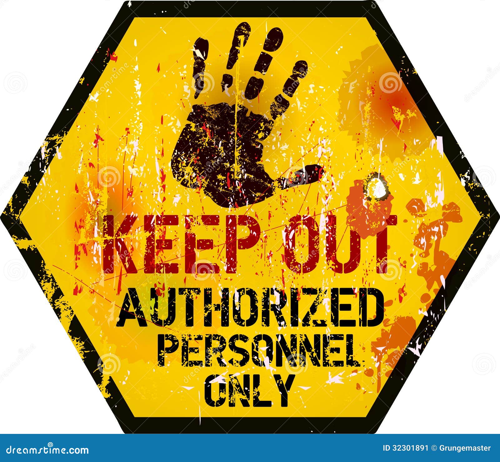 Keep Out Sign, Stock Image - Image: 32301891