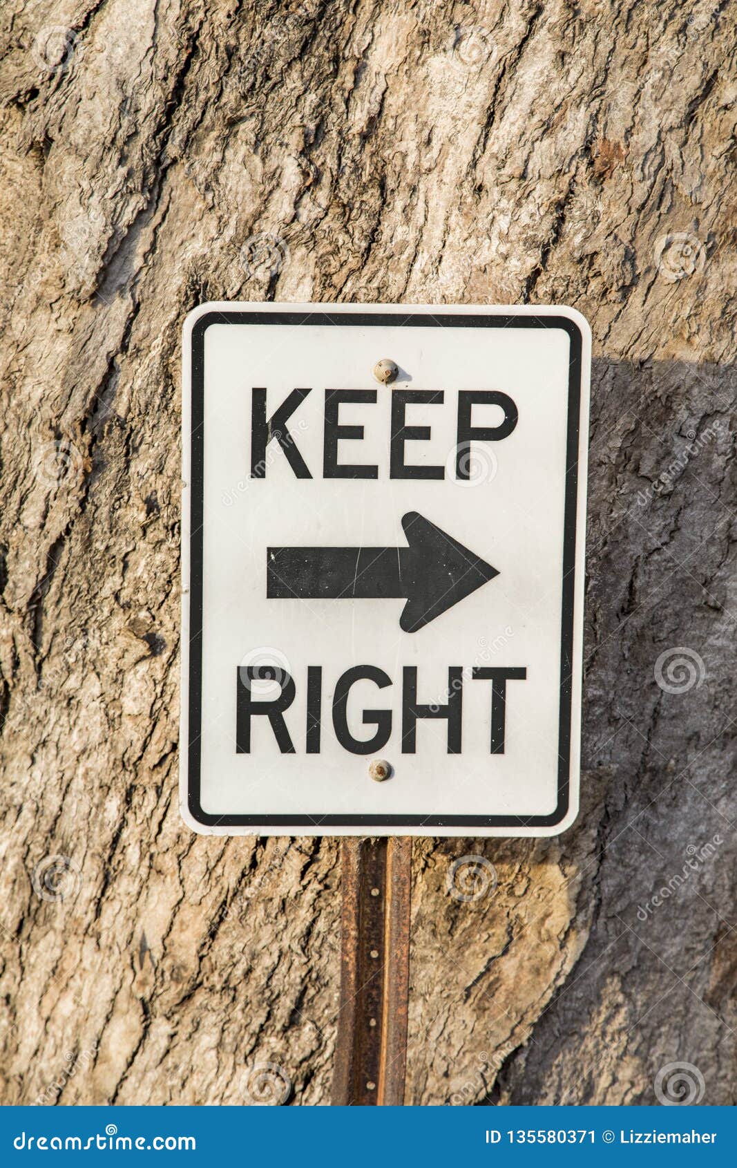 keep right sign keep right sign