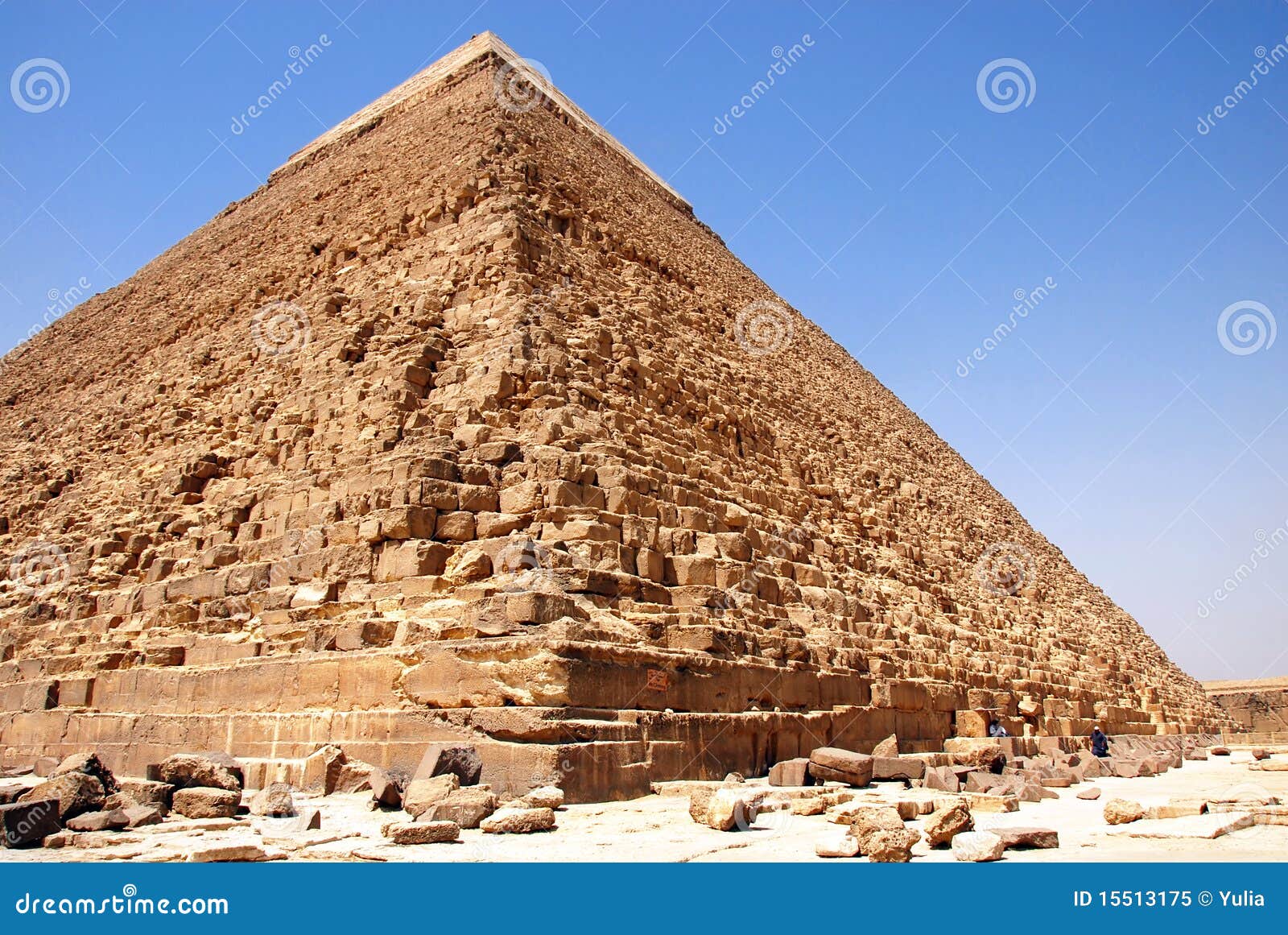 kefren pyramid on giza, cairo
