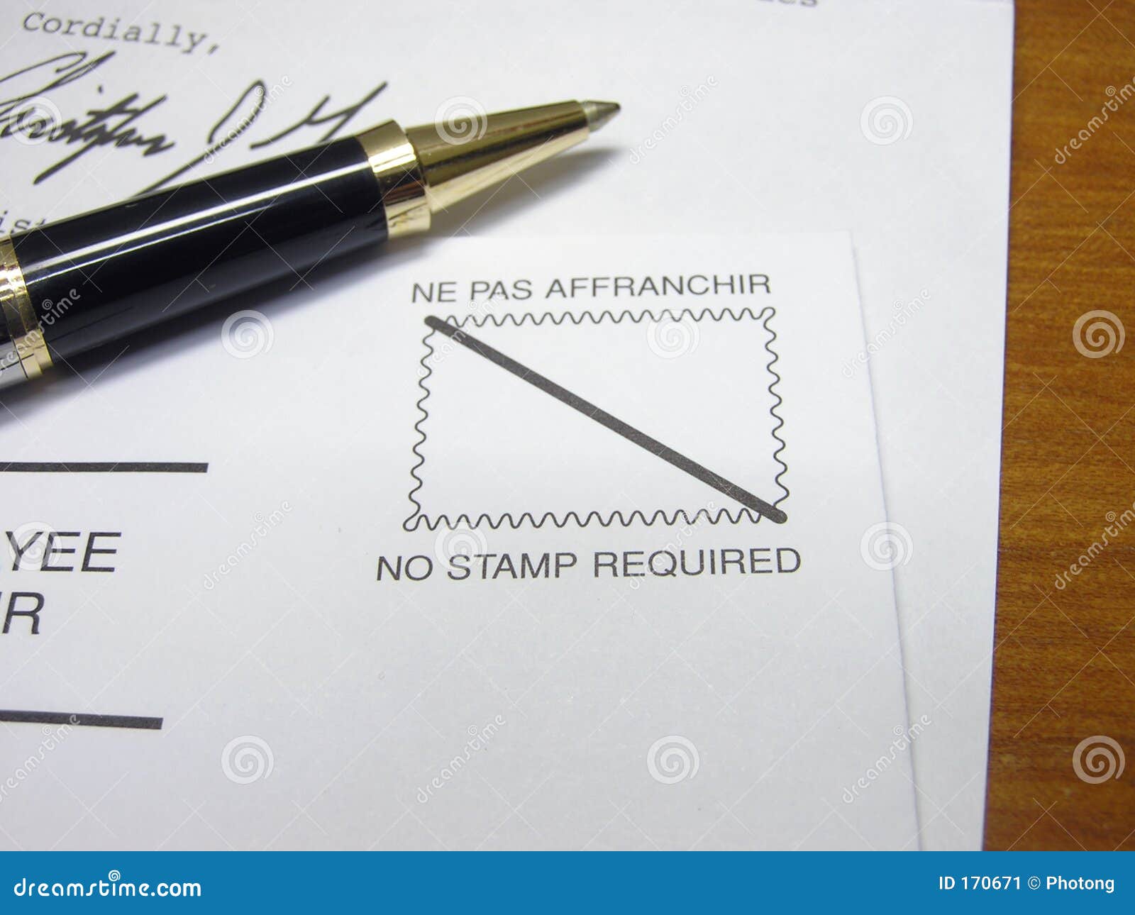 Kein Stempel stockbild. Bild von korrespondent, management - 170671
