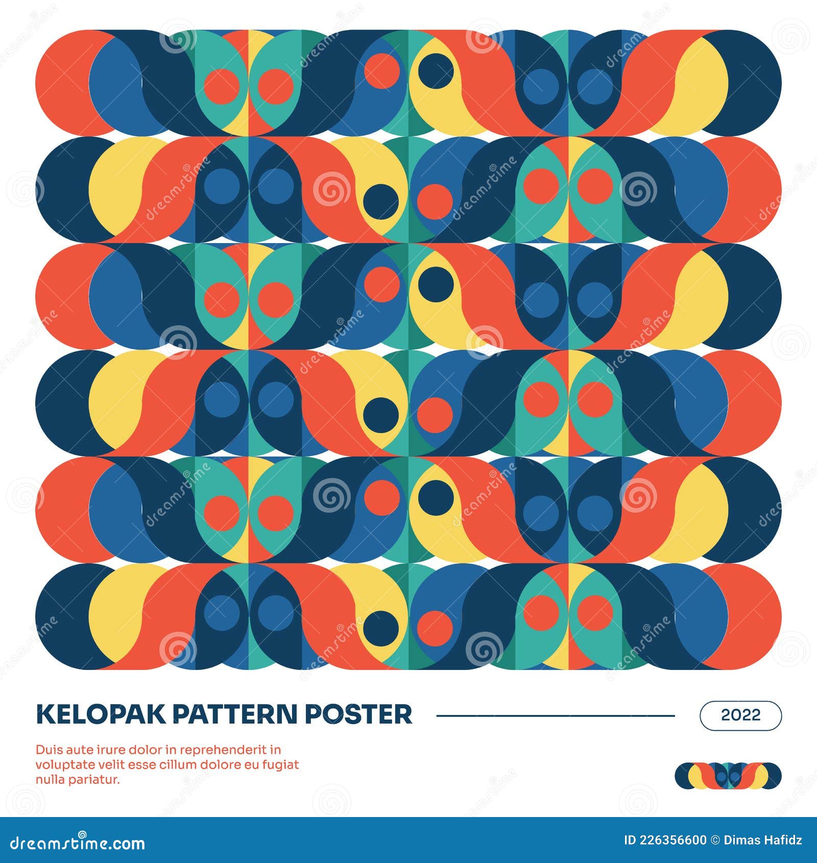 kelopak pattern poster 2022 exhibition