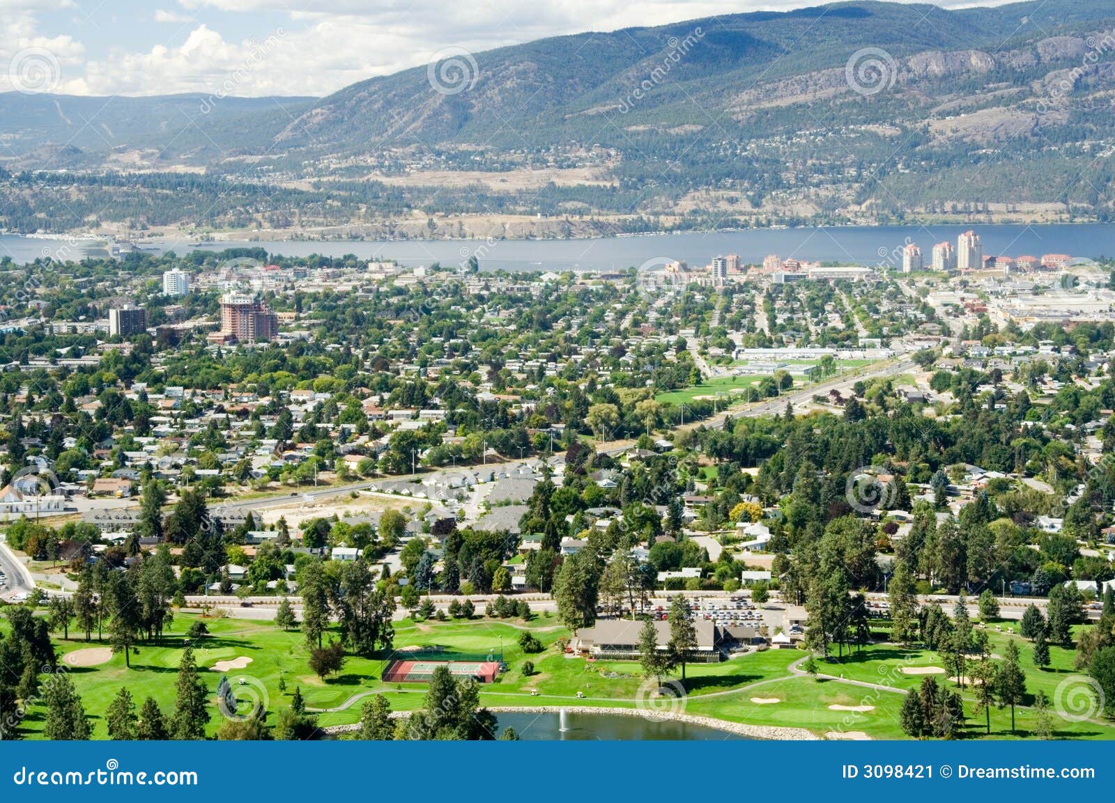 Kelowna, BC (Aerial) stock image. Image of vacation, sunny 3098421