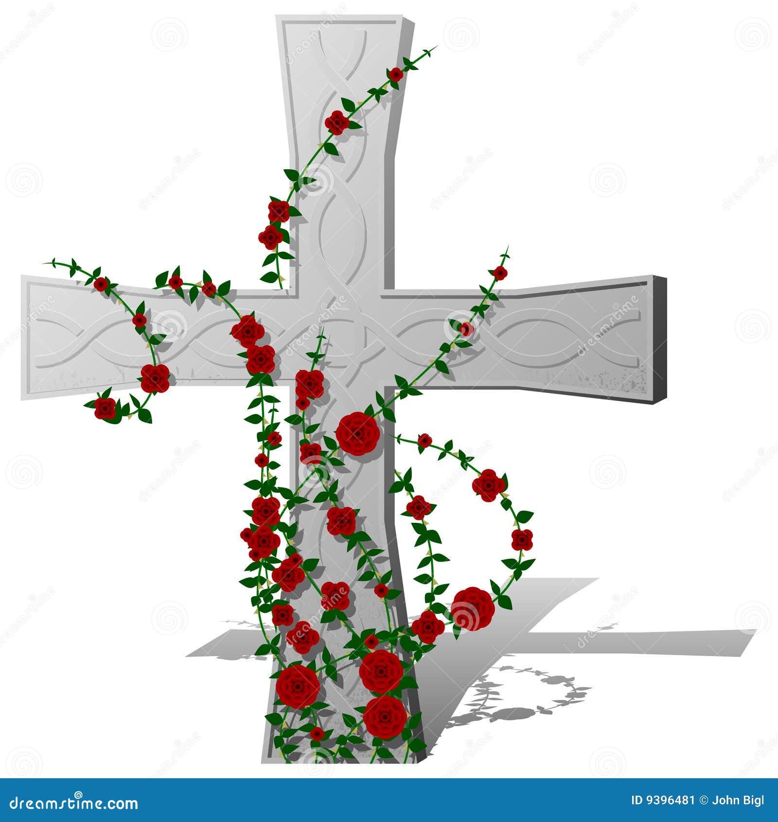 Keltisches Kreuz vektor abbildung. Illustration von