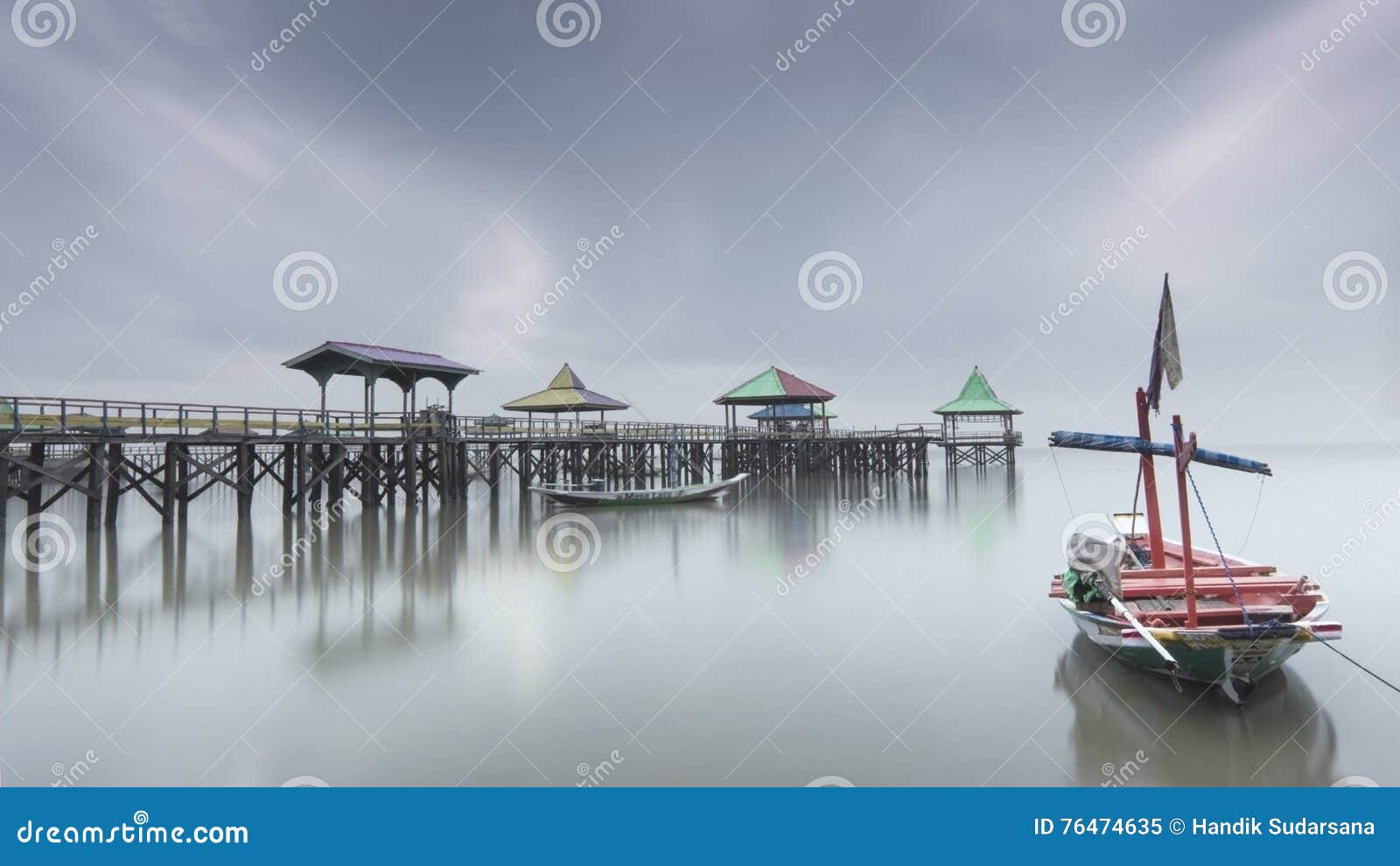 Kenjeran dock stock image Image of beautiful ocean 