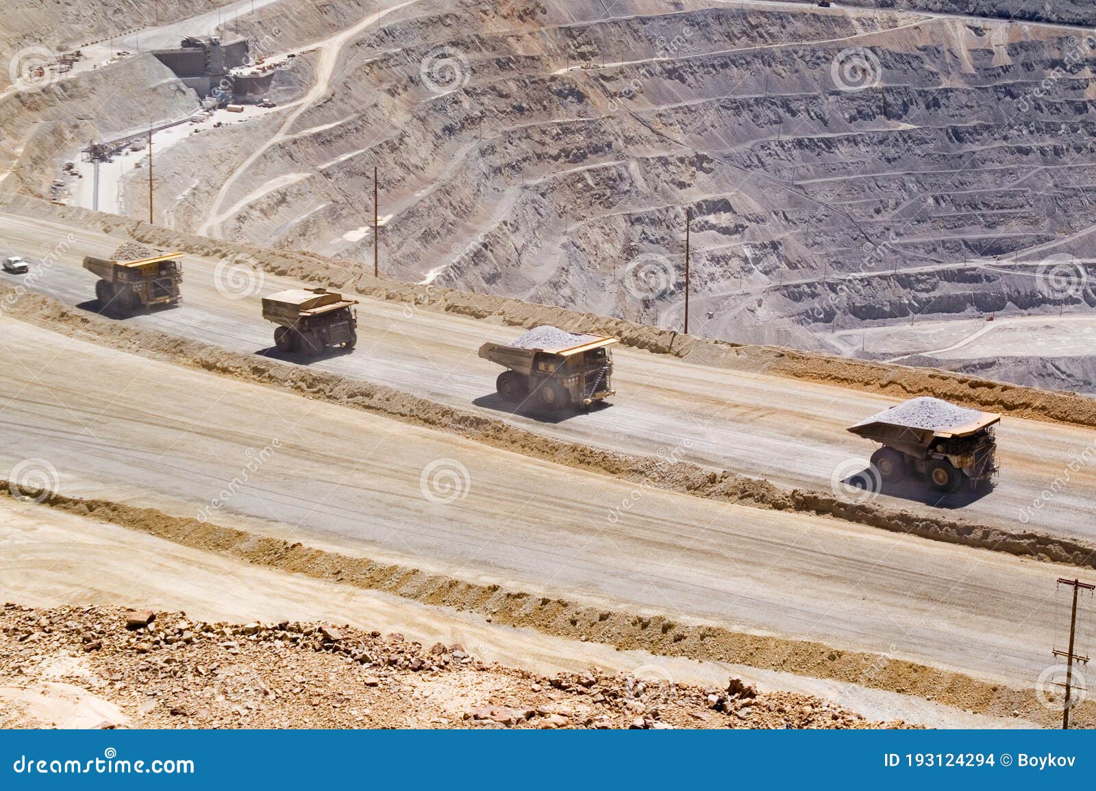Kennecott Copper Mine, Utah Stock Photo Image of excavators, excavate