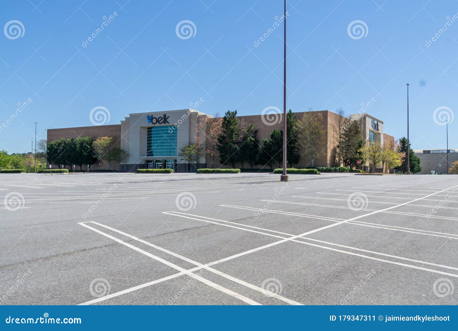 Belk Department Store Empty Parking Lots - Temporary Shut Down at Cobb  County Town Center Mall Due To Economic Crisis during Covid Editorial Photo  - Image of retail, parking: 179347311