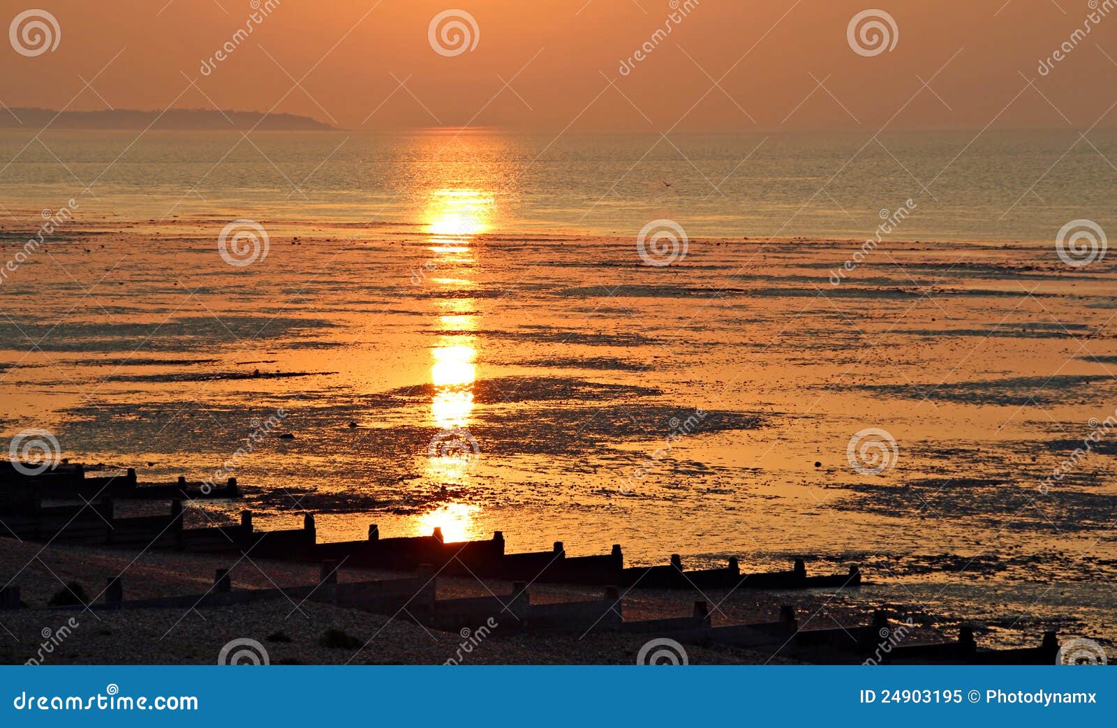 Kent sunset stock image. Image of seascape, calm, landscapes 24903195