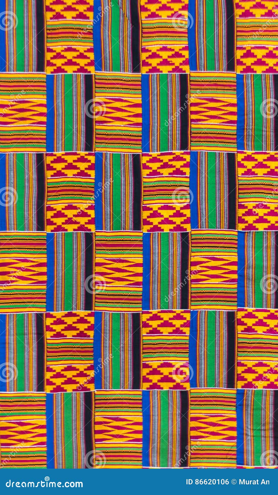 Kente cloth texture stock photo. Image of africa, fabric - 86620106