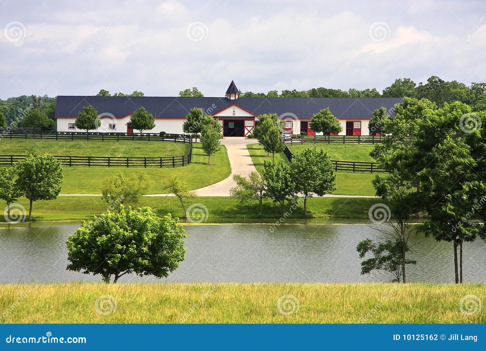 Kentucky Horse Barn stock photo. Image of livestock 