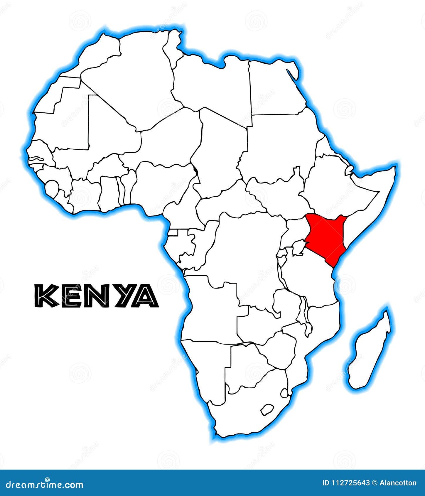 Map Of Kenya With Cities Svg Vector Cities Map - Bank2home.com