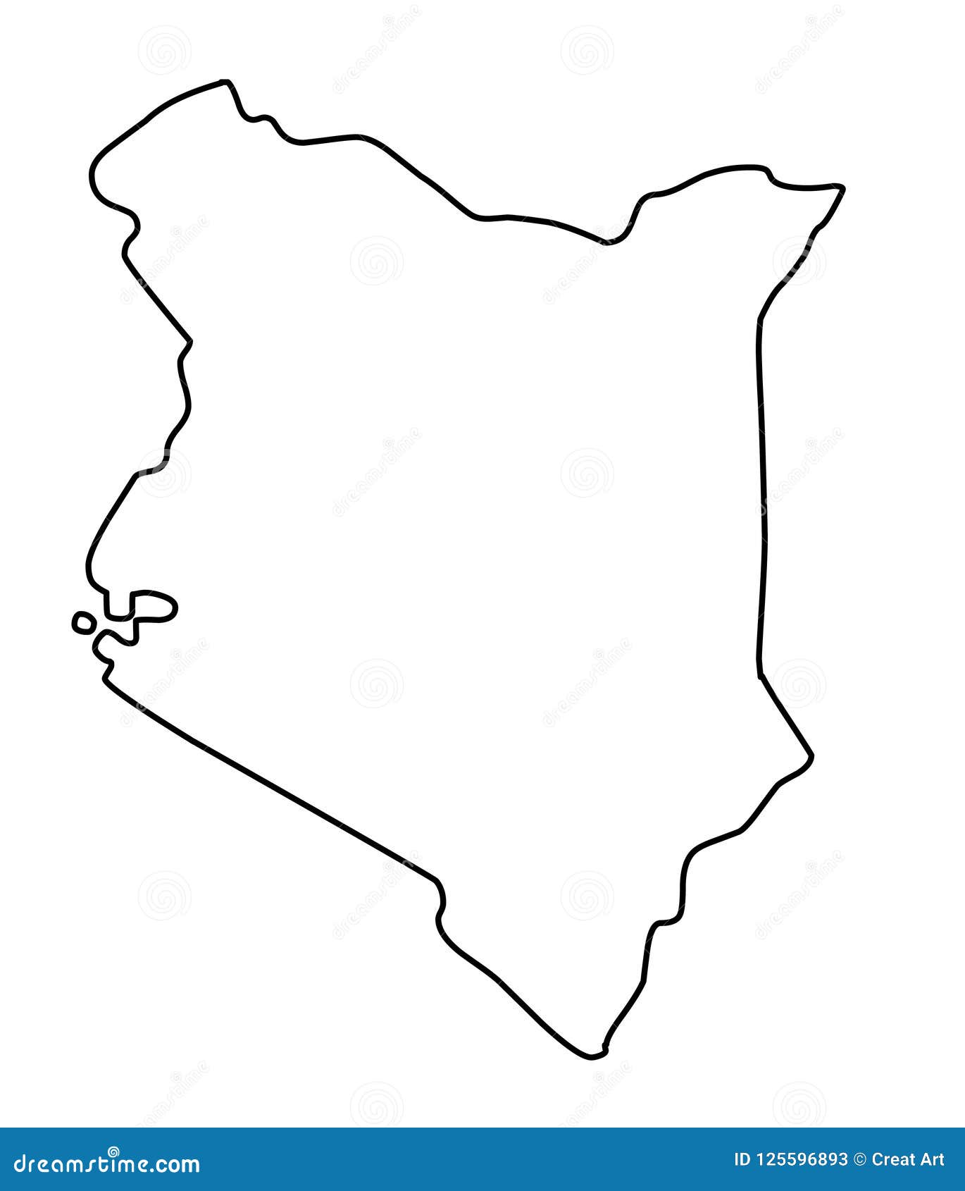 kenya map clipart images