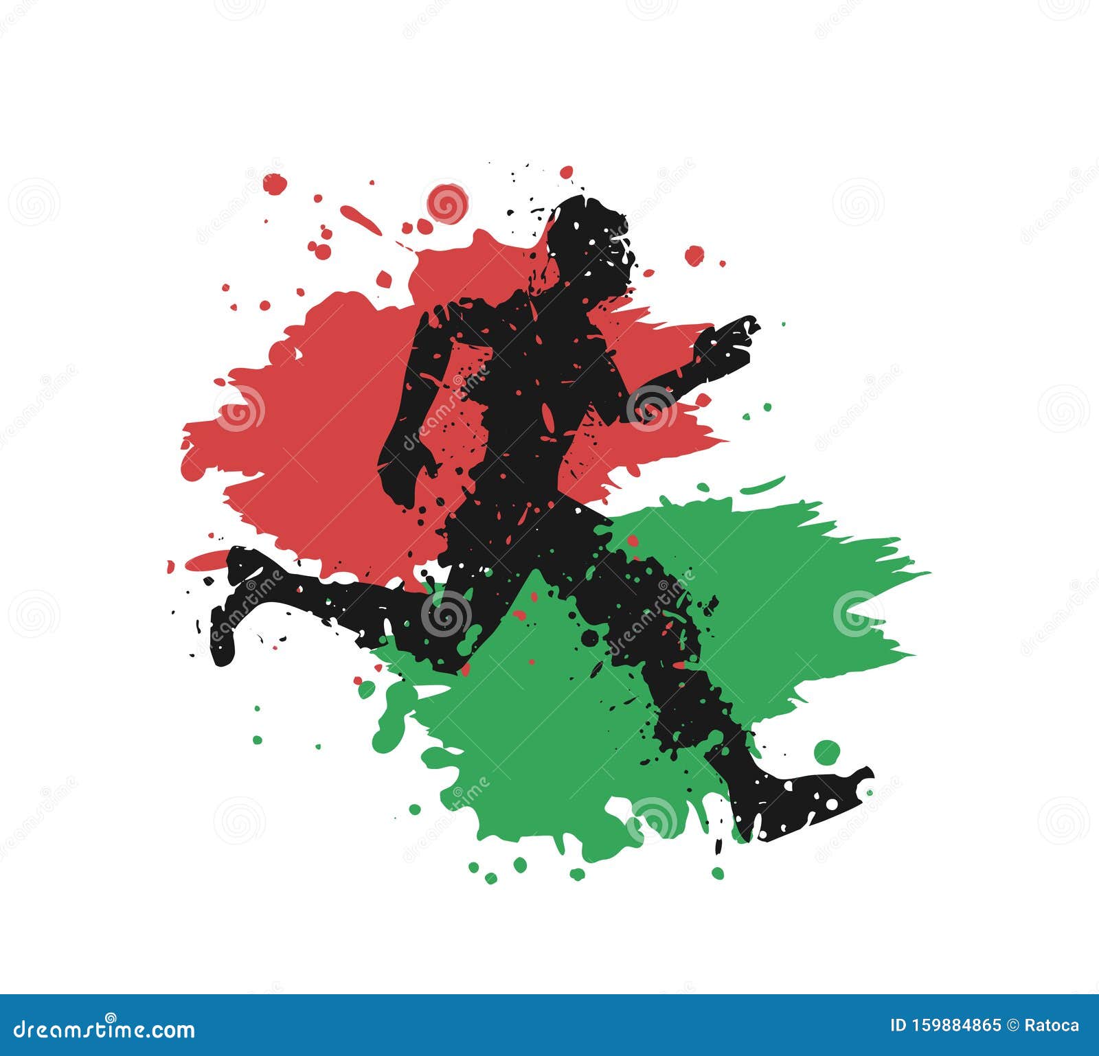 Kenya runner sport stock vector. Illustration of outdoor 159884865