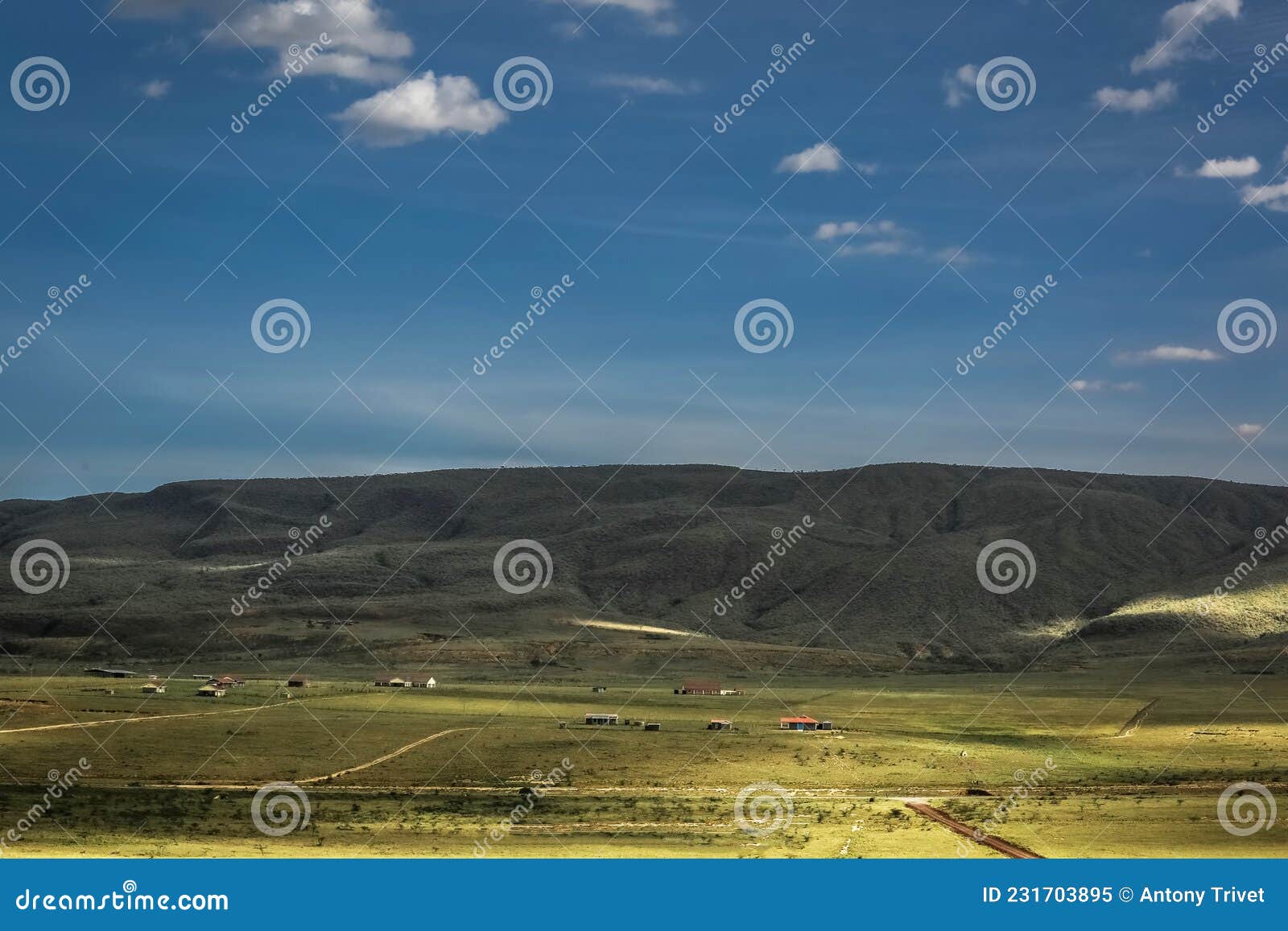 Kenyan Landscapes Mountains Hills Nature Fields Meadows Clouds Sky in ...