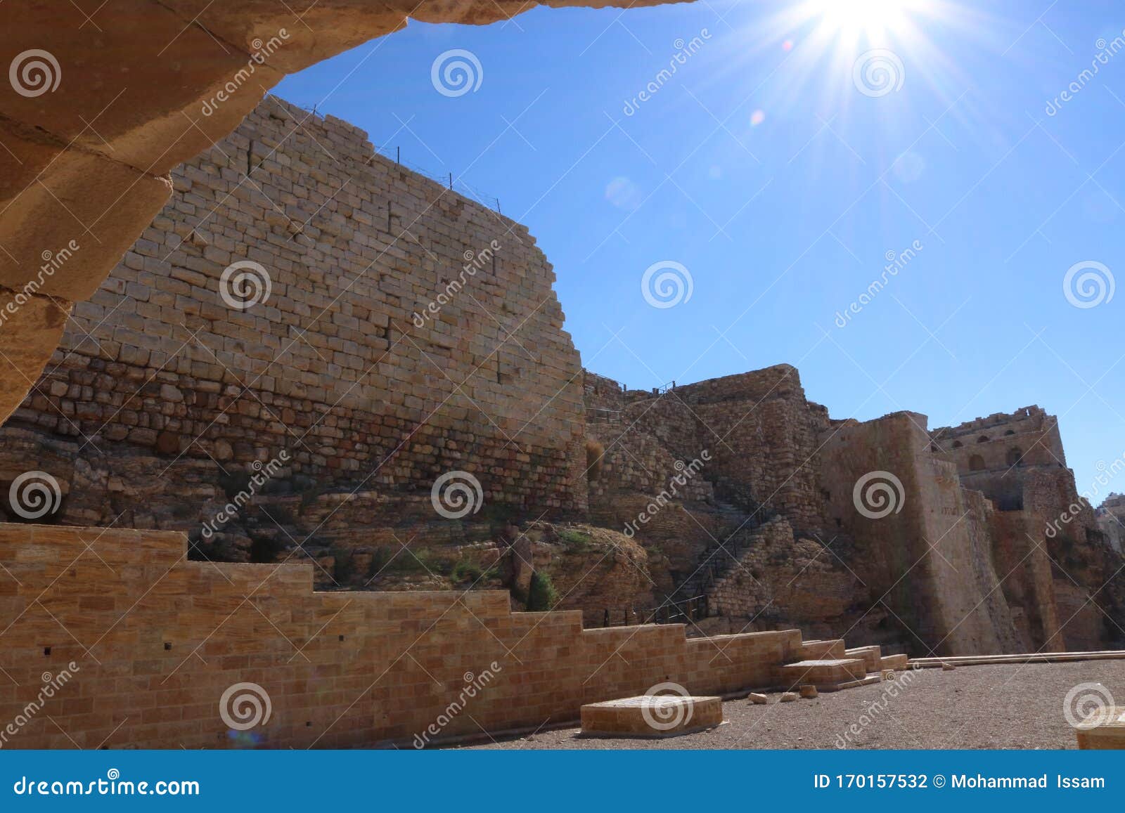 Al Karak Castle the South of Jordan Stock Photo - Image of antiquity, country: 170157532