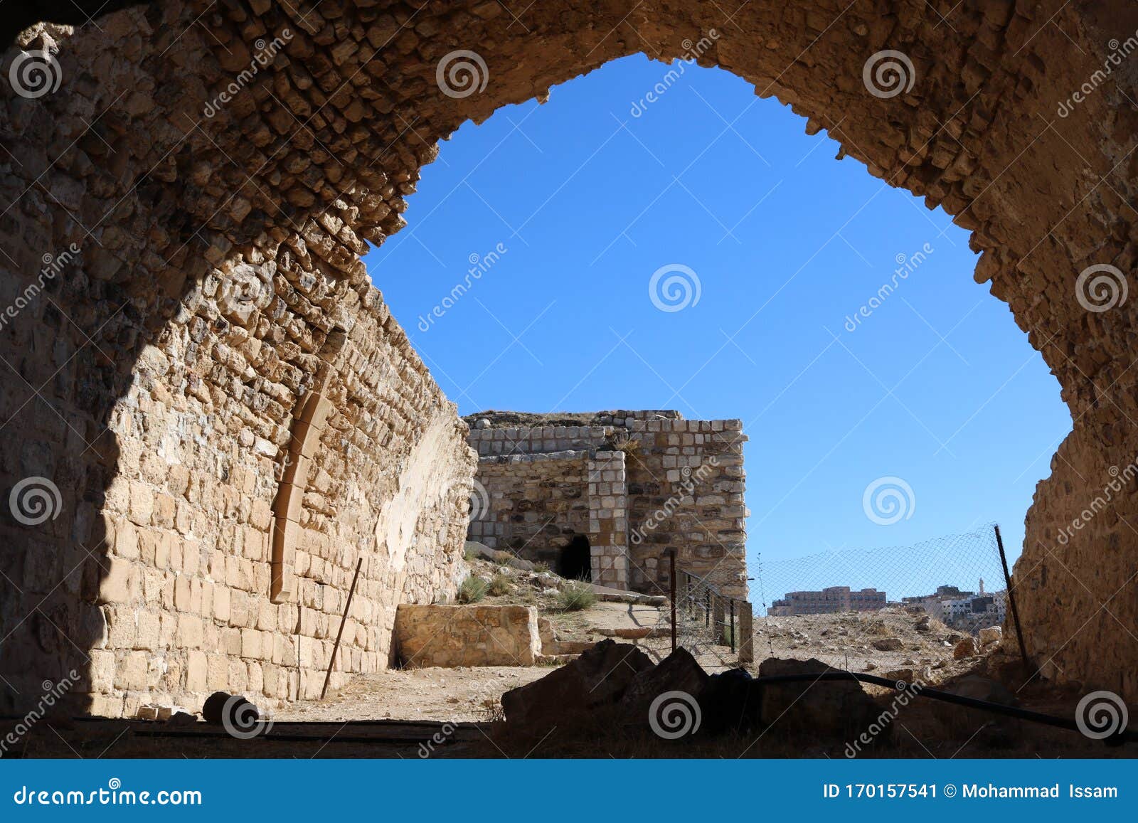 Al Karak Castle in the South of Jordan Stock Image Image of heritage, architectural: