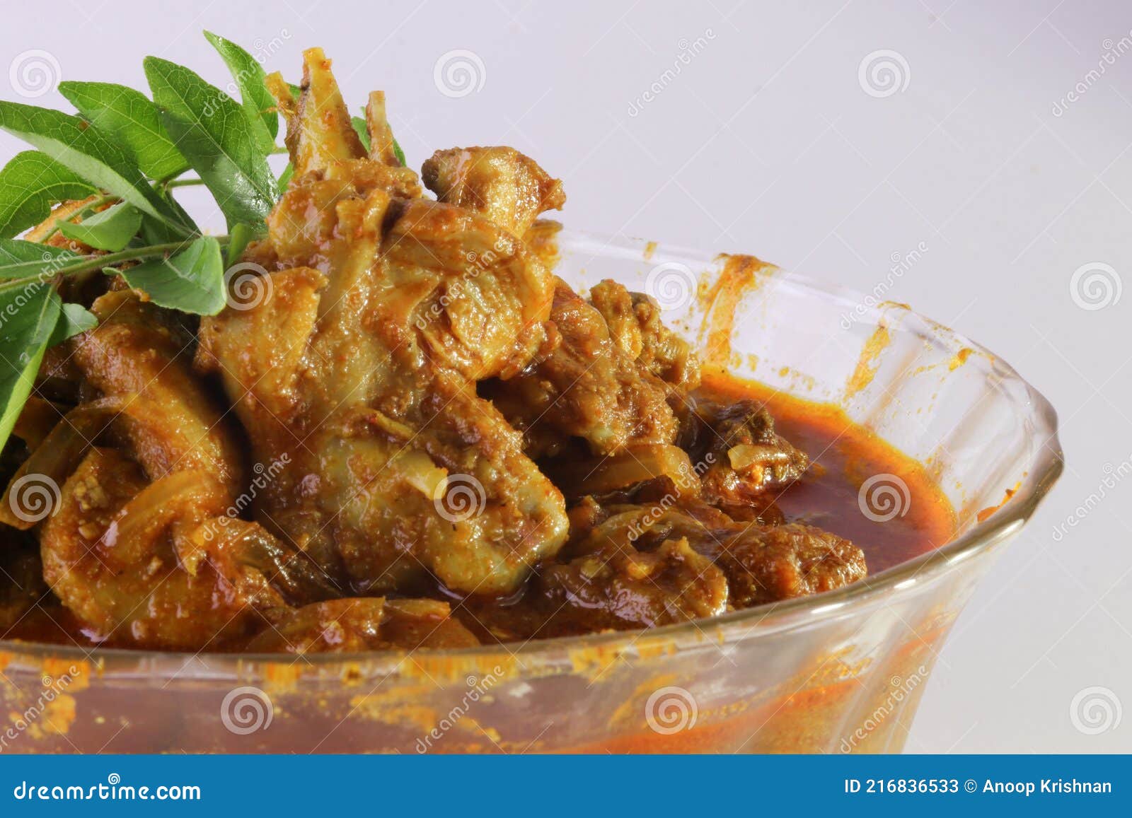 Kerala style chicken curry stock image. Image of masala - 216836533