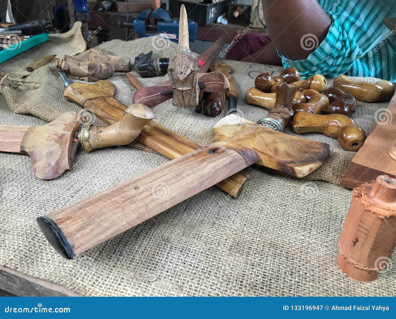 Keris In Work In Progress Keris Is A Traditional Malay Dagger U Stock Image Image Of Maker Keris 133196947