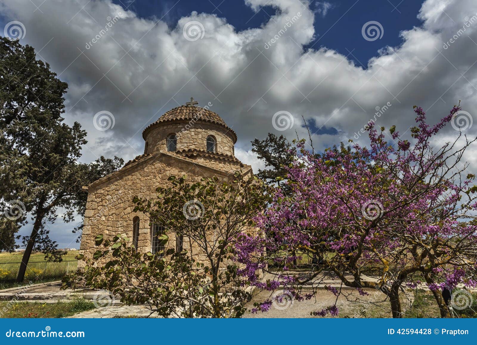 Kerk Van St Barnabas, Cyprus Stock Foto Image of christendom