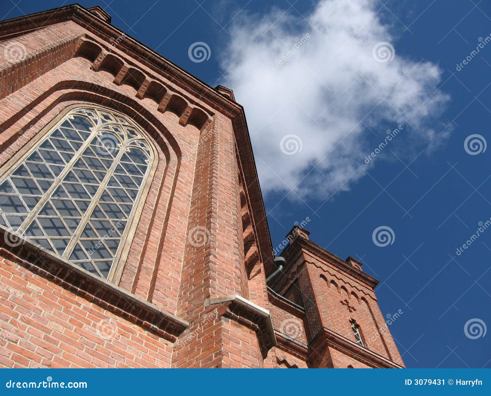 Kerk van Vaasa, Finland. Gebouwd in 1862, vertegenwoordigt het Engelse Gotische stijl